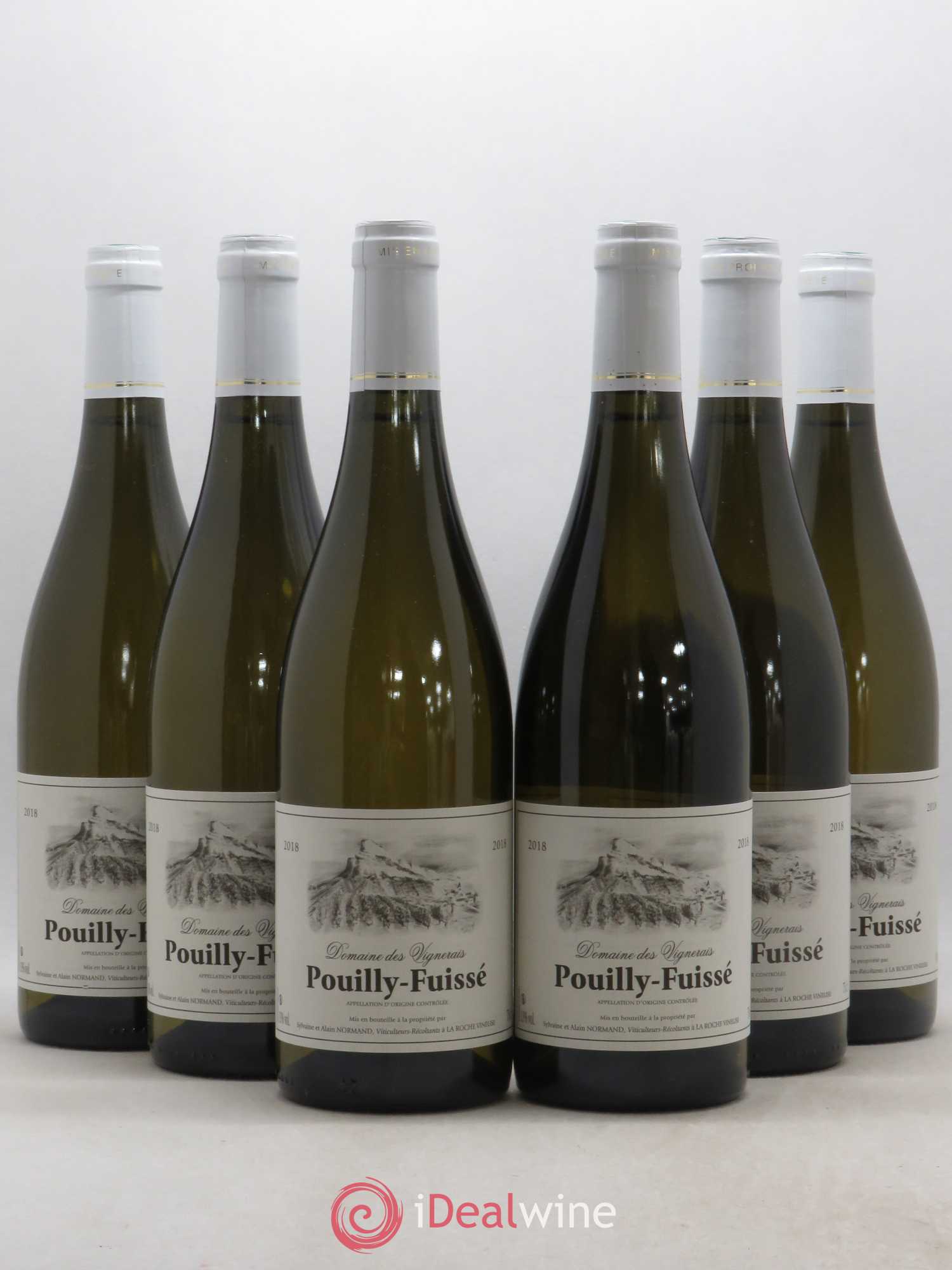Pouilly-Fuissé Domaine des Vignerais 2018 - Lot de 6 bouteilles - 0