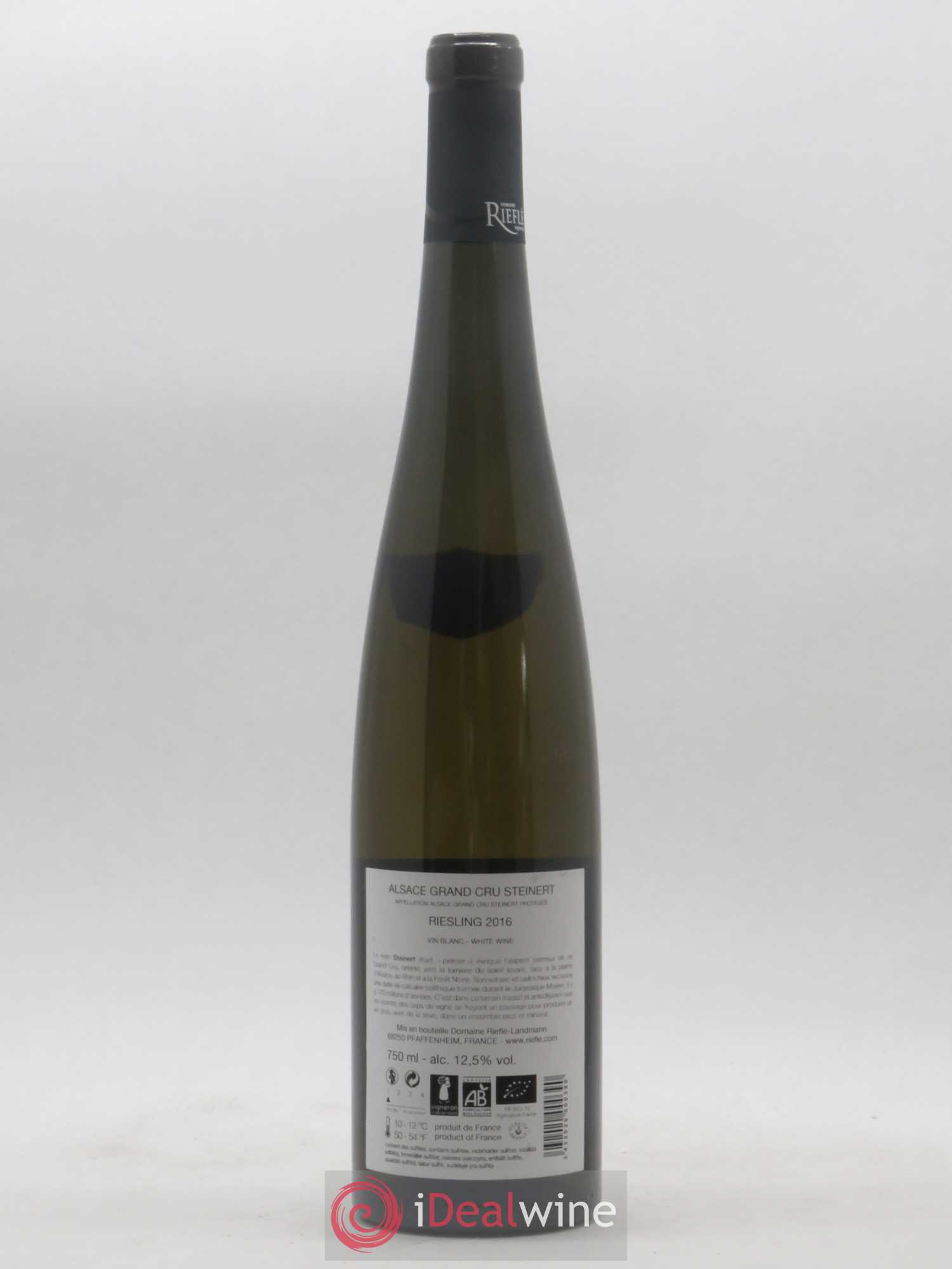 Riesling Grand Cru Steinert Domaine Rieflé 2016 - Lot de 1 bouteille - 1