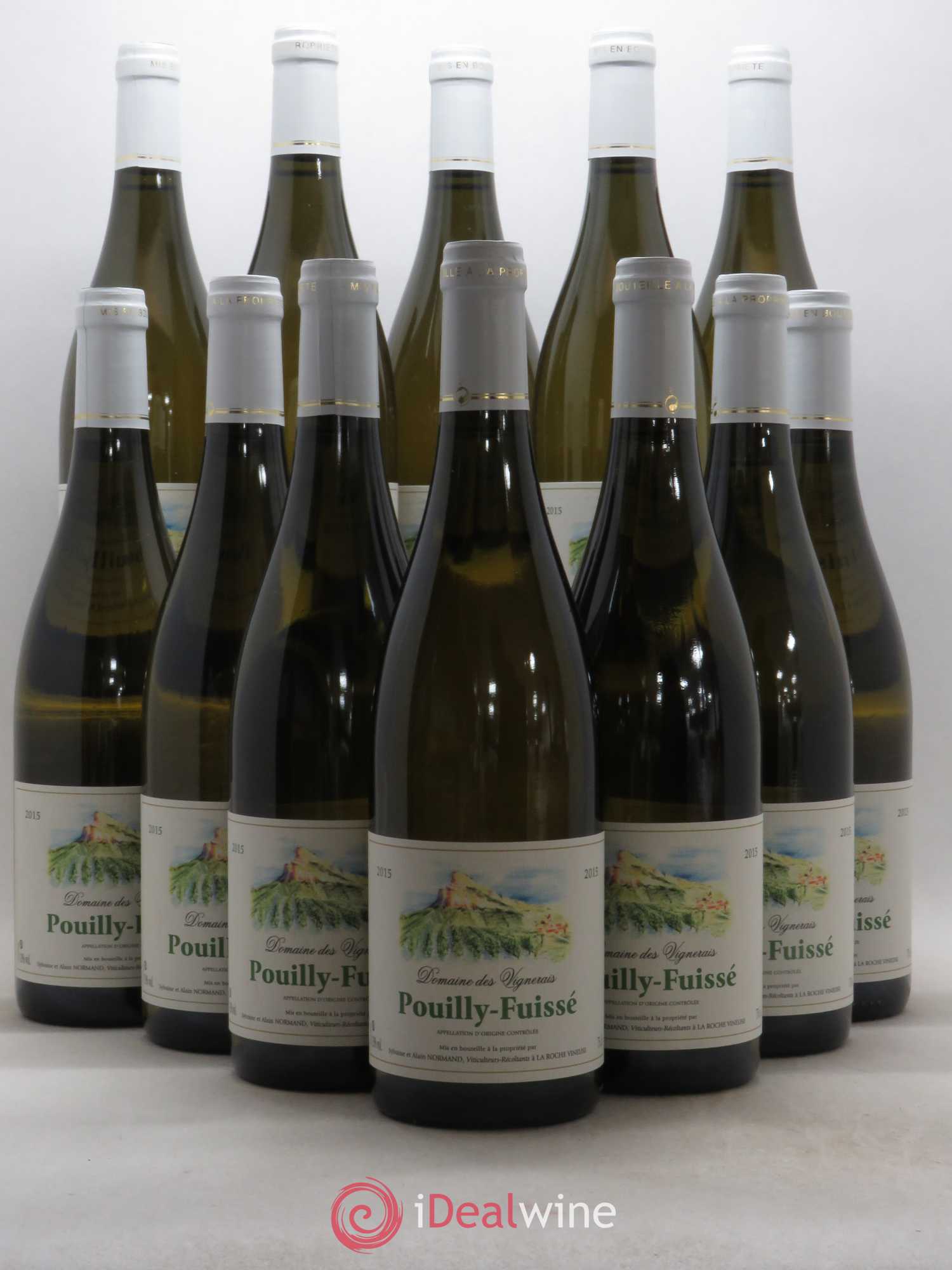 Pouilly-Fuissé Domaine des Vignerais 2015 - Lot de 12 bouteilles - 0