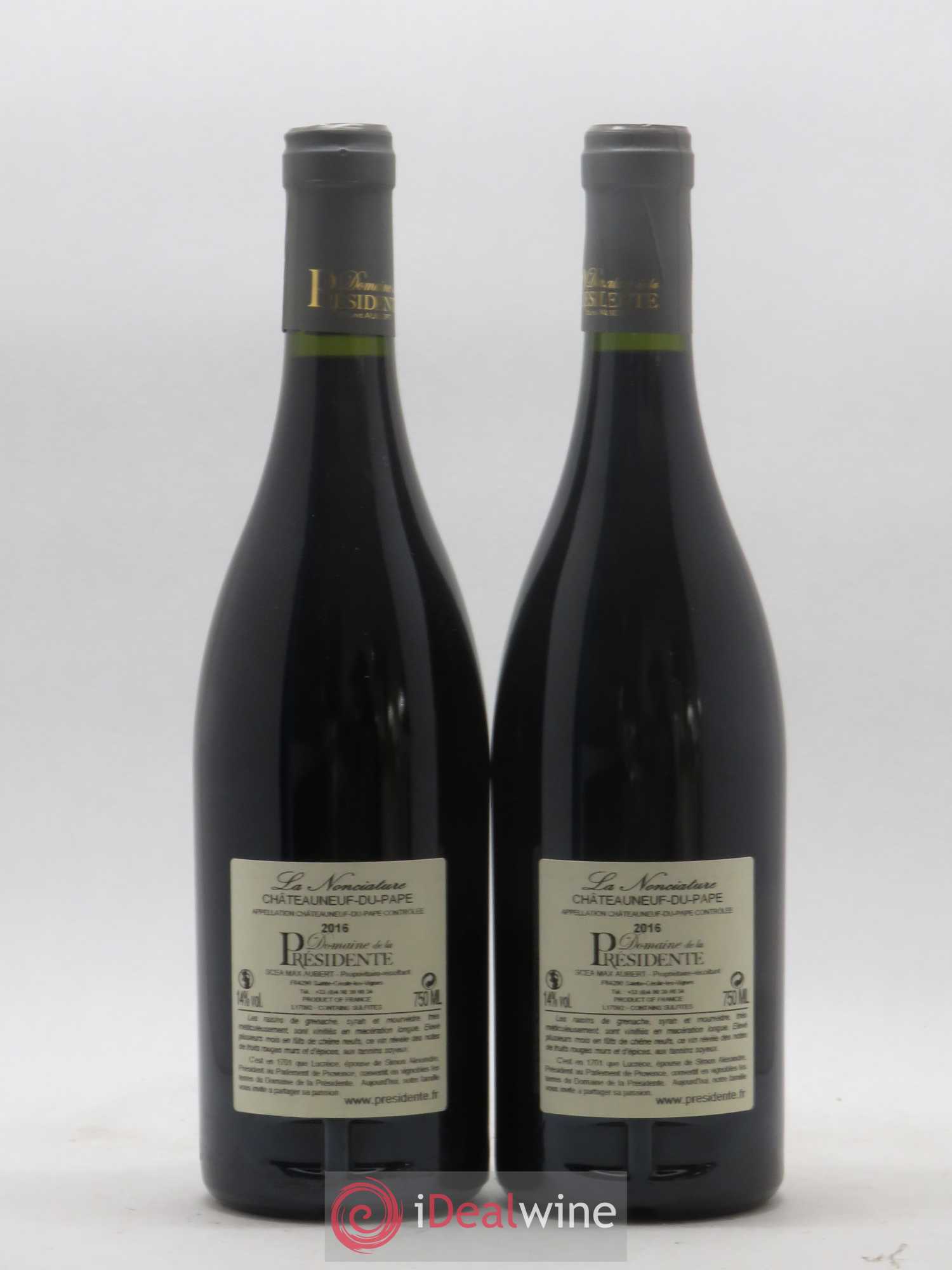 Châteauneuf-du-Pape La Nonciature Domaine de la Présidente 2016 - Posten von 2 Flaschen - 1