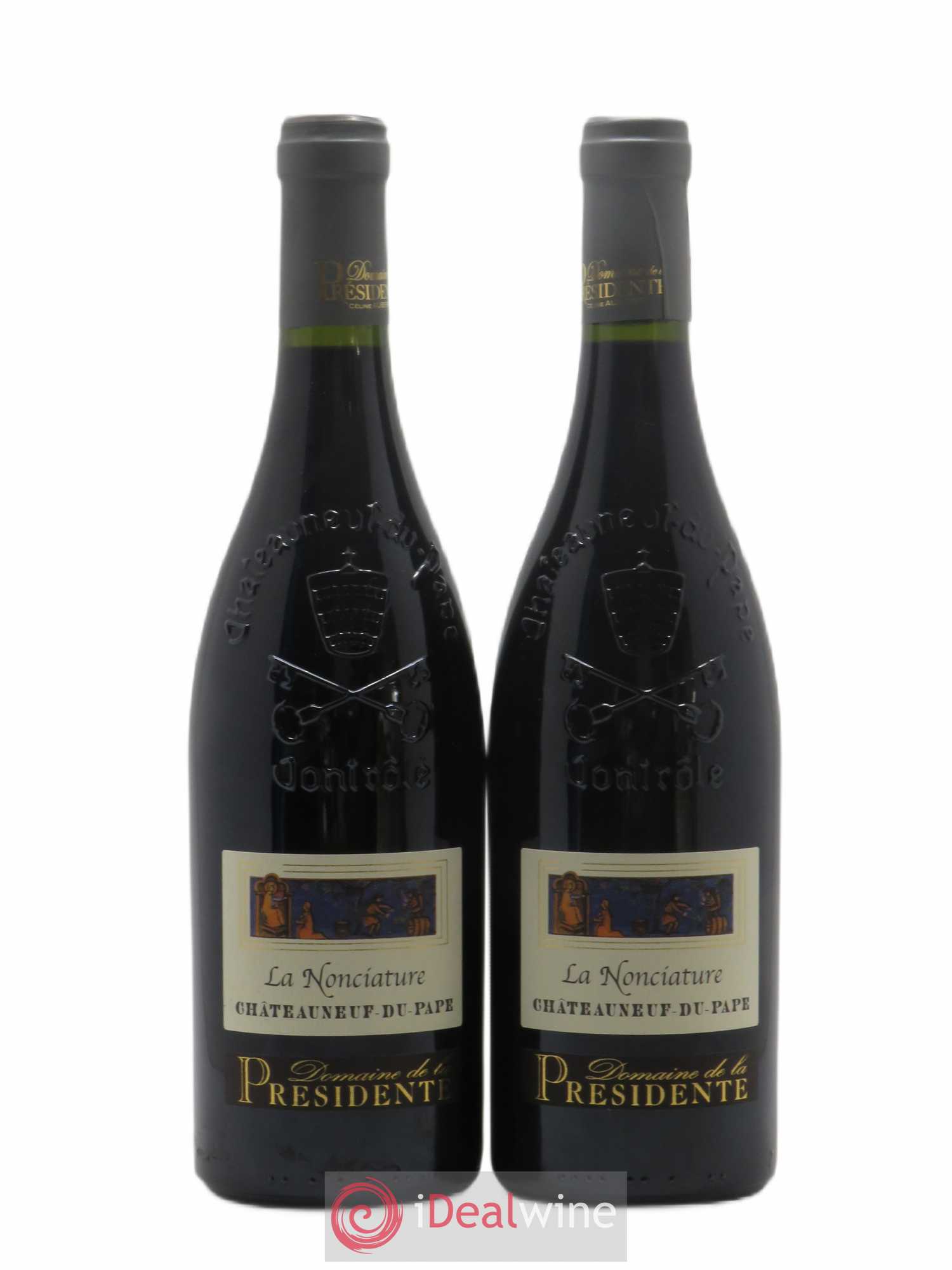 Châteauneuf-du-Pape La Nonciature Domaine de la Présidente 2016 - Posten von 2 Flaschen - 0