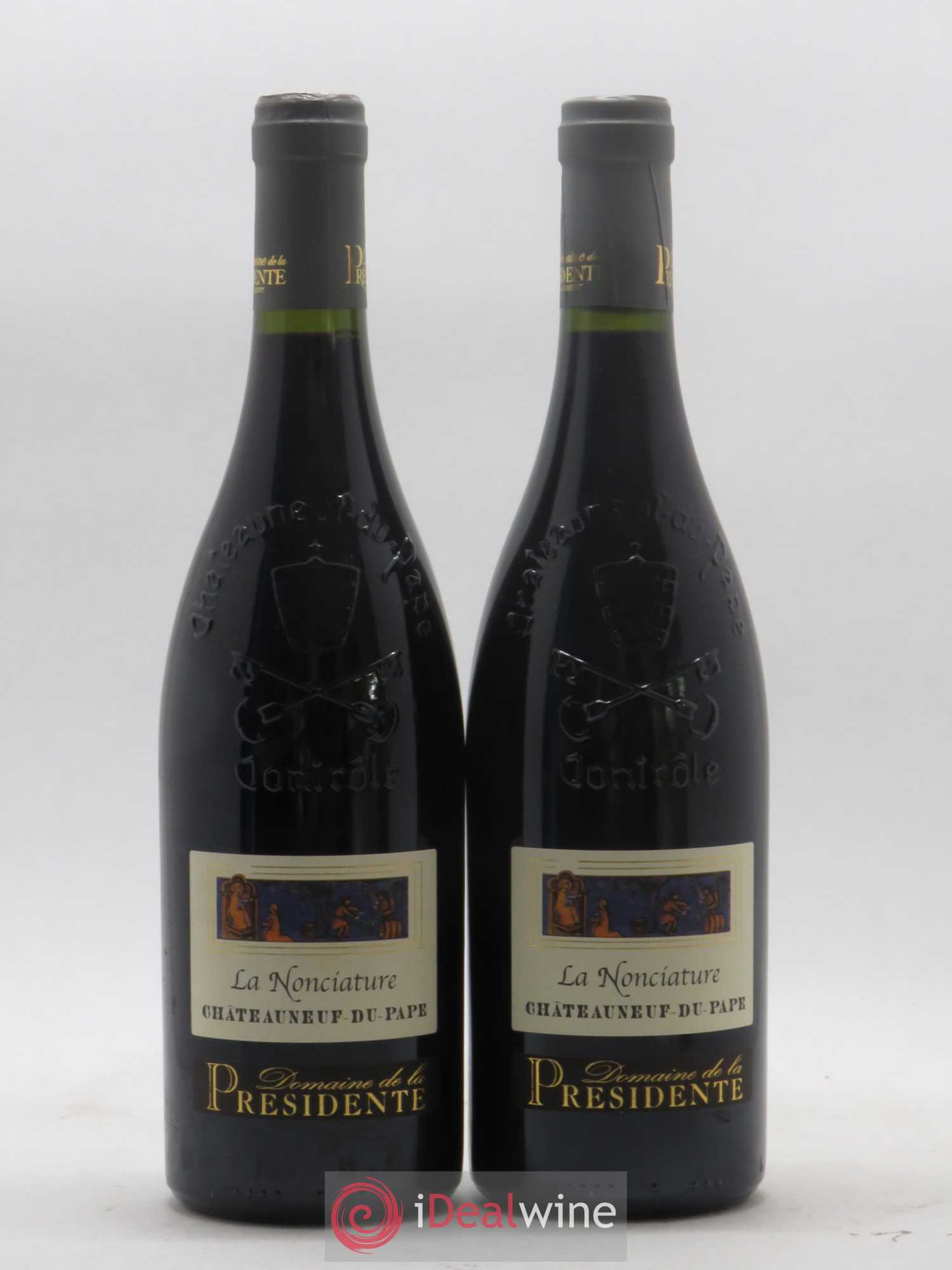 Châteauneuf-du-Pape La Nonciature Domaine de la Présidente 2016 - Posten von 2 Flaschen - 0