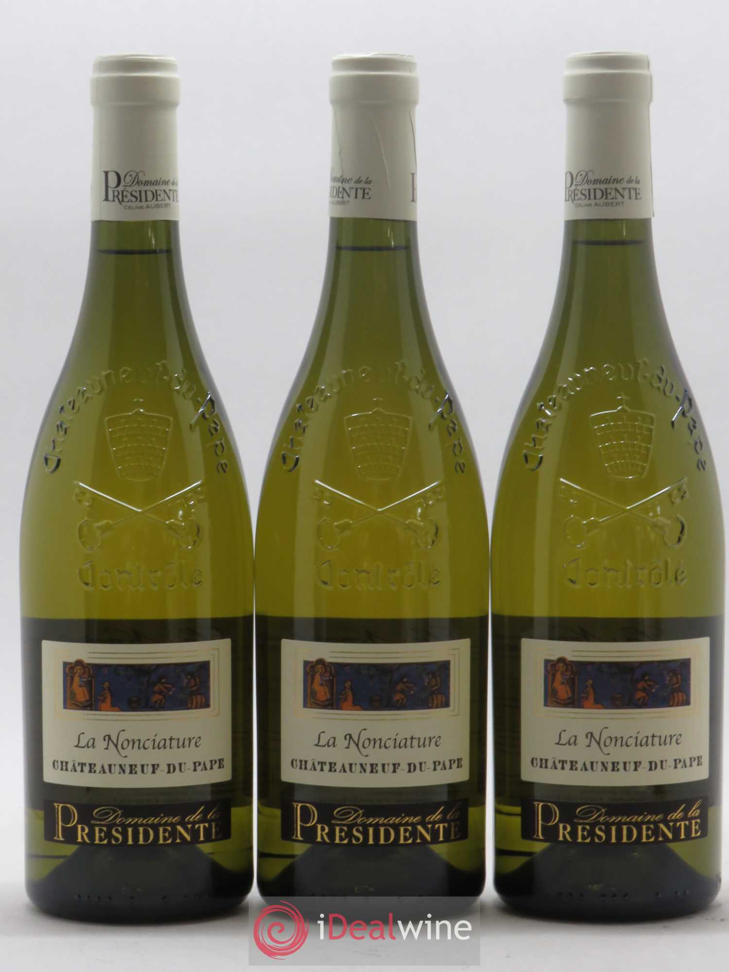 Châteauneuf-du-Pape La Nonciature Domaine de la Présidente 2017 - Posten von 3 Flaschen - 0