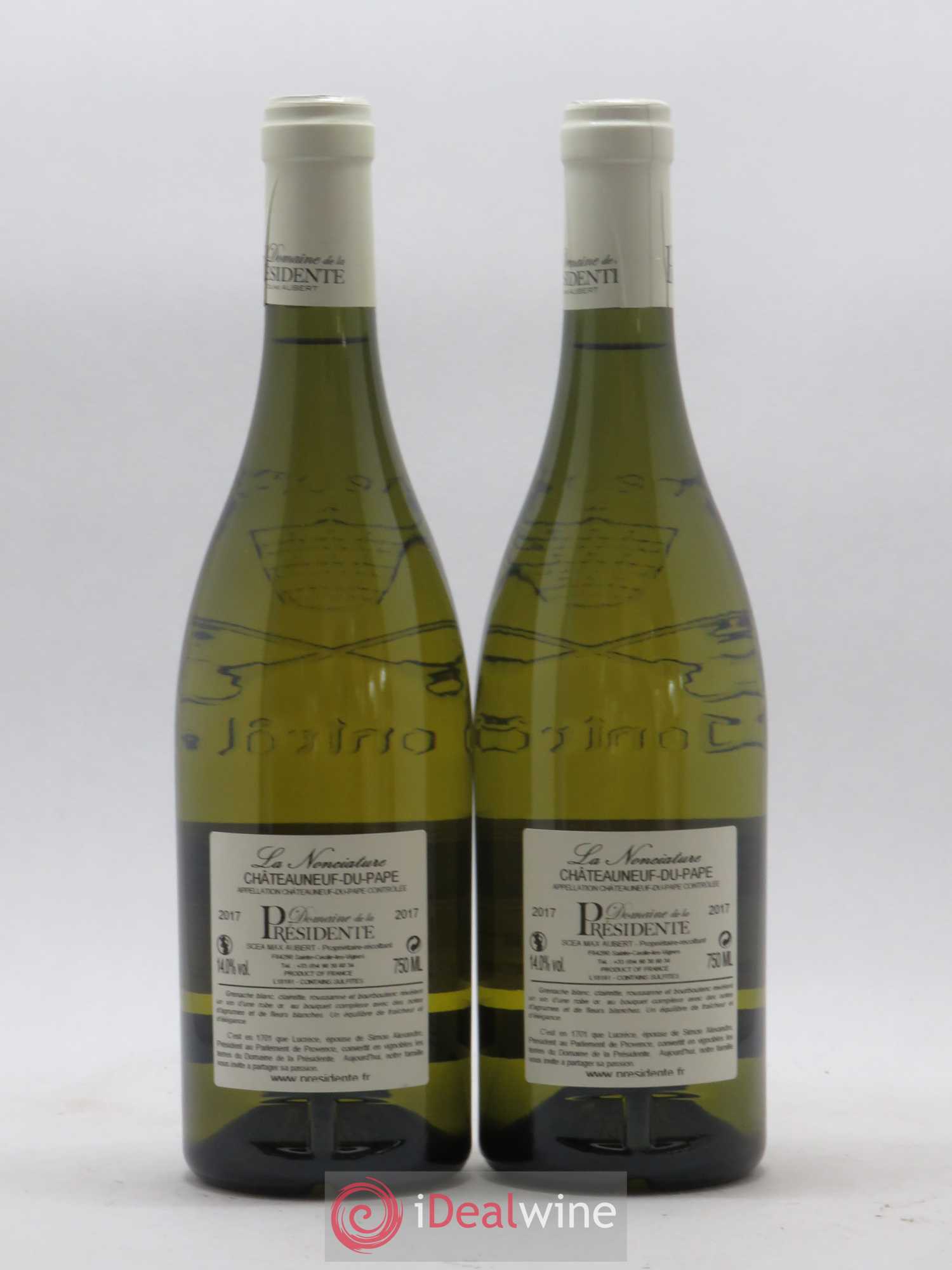 Châteauneuf-du-Pape La Nonciature Domaine de la Présidente 2017 - Posten von 2 Flaschen - 1