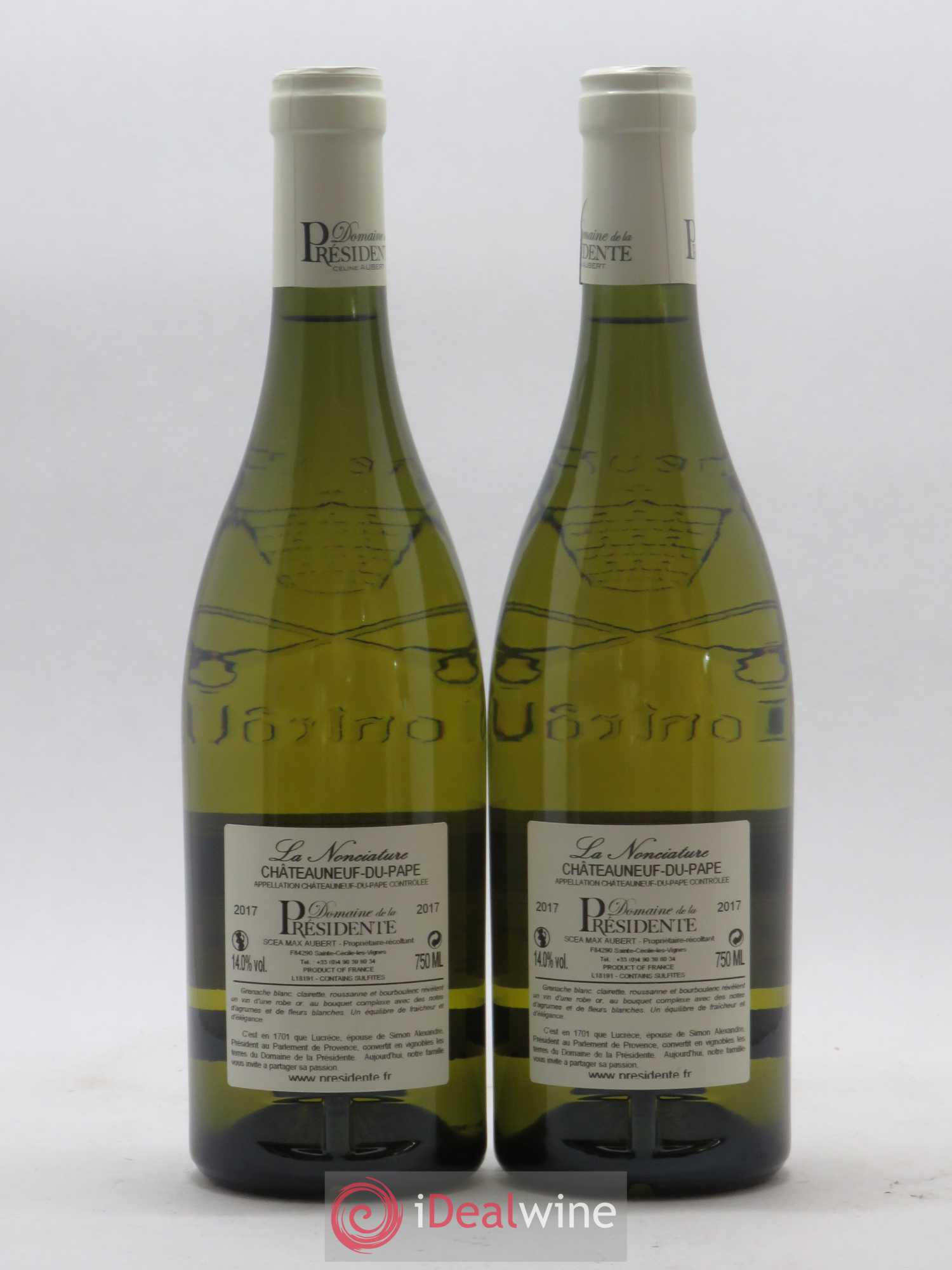 Châteauneuf-du-Pape La Nonciature Domaine de la Présidente 2017 - Posten von 2 Flaschen - 1