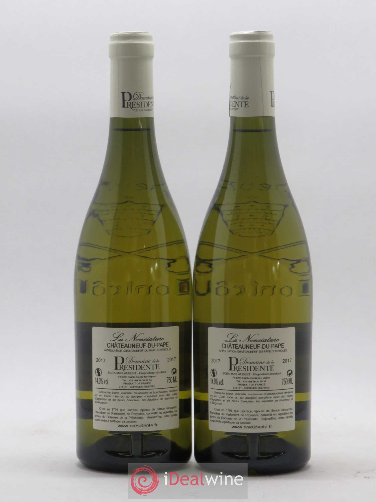 Châteauneuf-du-Pape La Nonciature Domaine de la Présidente 2017 - Posten von 2 Flaschen - 1