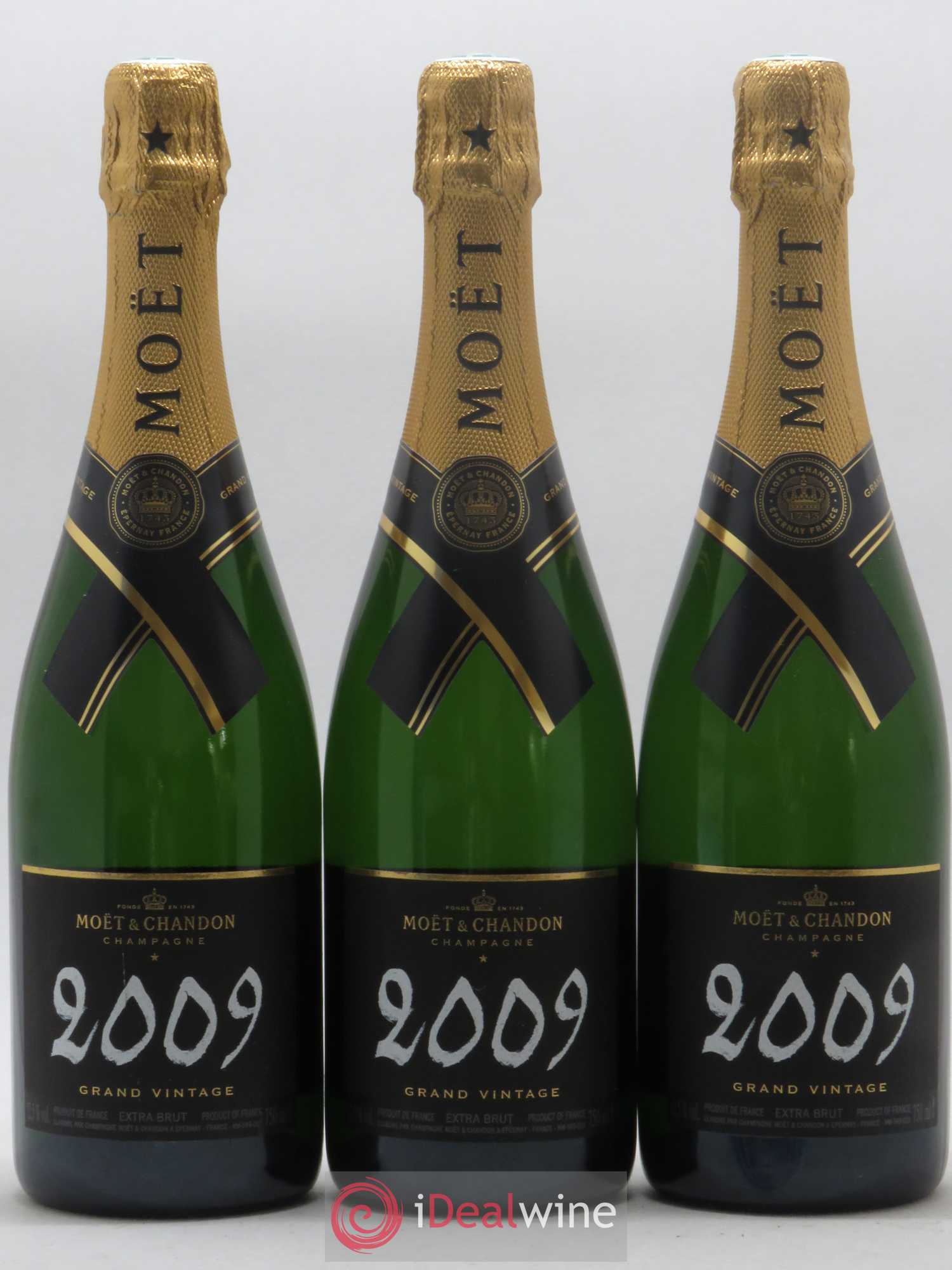 Grand Vintage Moët et Chandon 2009 - Lot de 3 bouteilles - 0