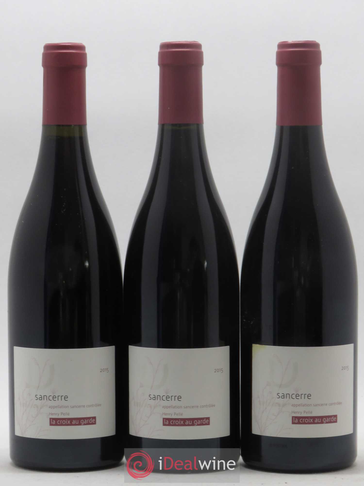 Sancerre La Croix au Garde Henry Pellé 2015 - Lotto di 3 bottiglie - 0