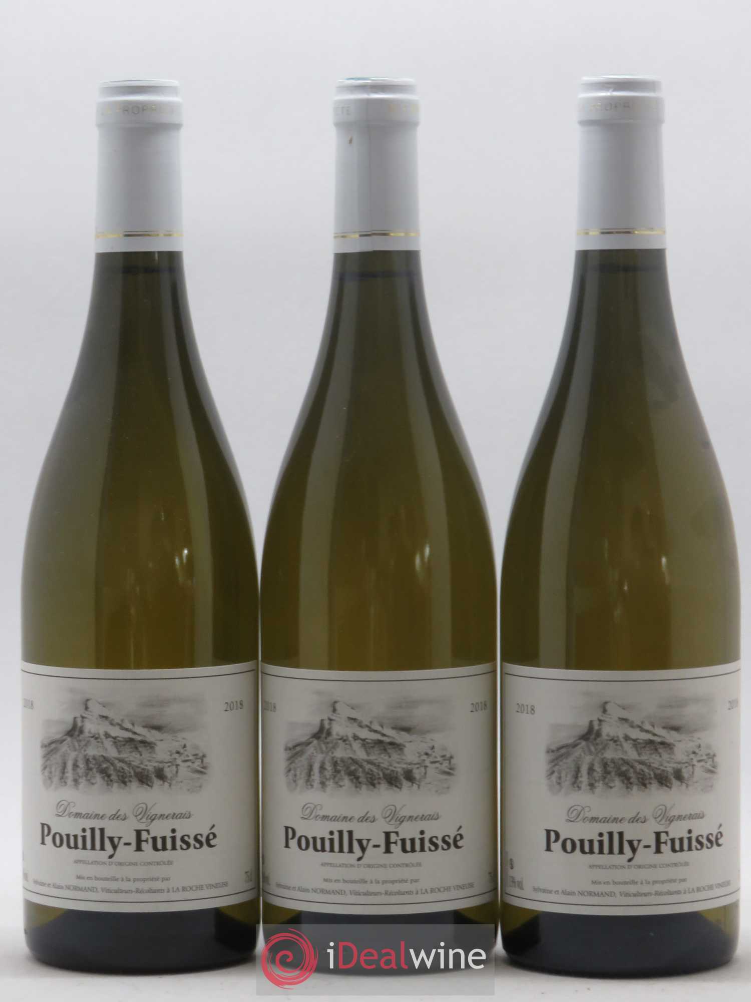 Pouilly-Fuissé Domaine des Vignerais 2018 - Lot de 3 bouteilles - 0