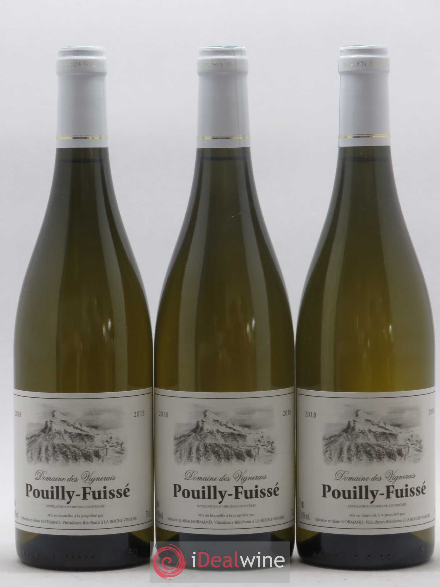 Pouilly-Fuissé Domaine des Vignerais 2018 - Lot de 3 bouteilles - 0