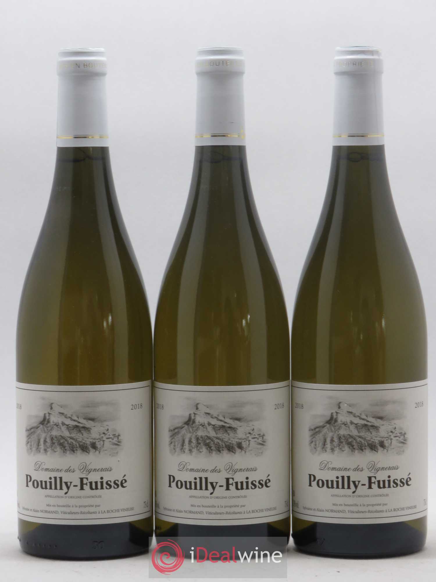 Pouilly-Fuissé Domaine des Vignerais 2018 - Lot de 3 bouteilles - 0