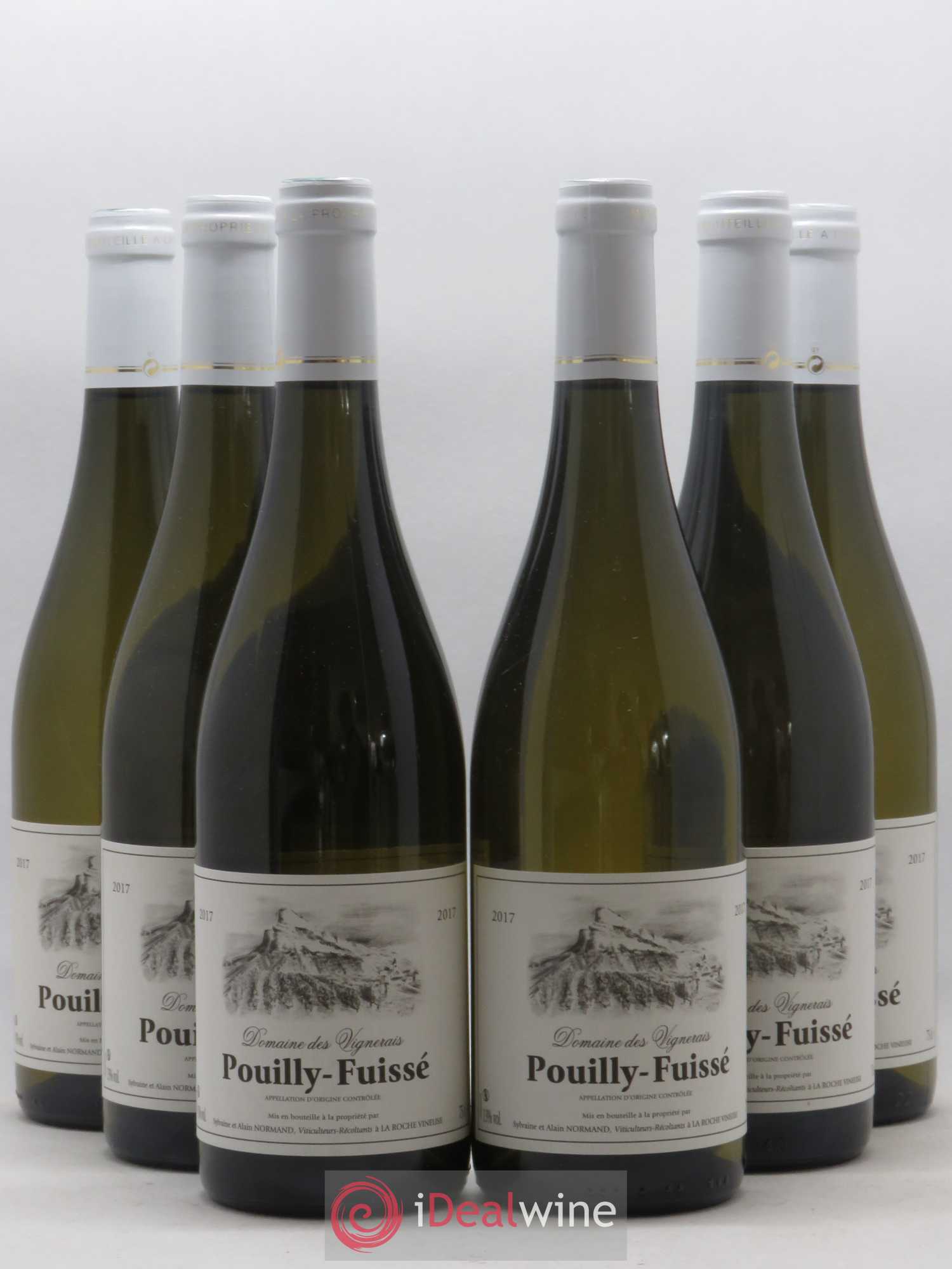 Pouilly-Fuissé Domaine des Vignerais 2017 - Lot de 6 bouteilles - 0