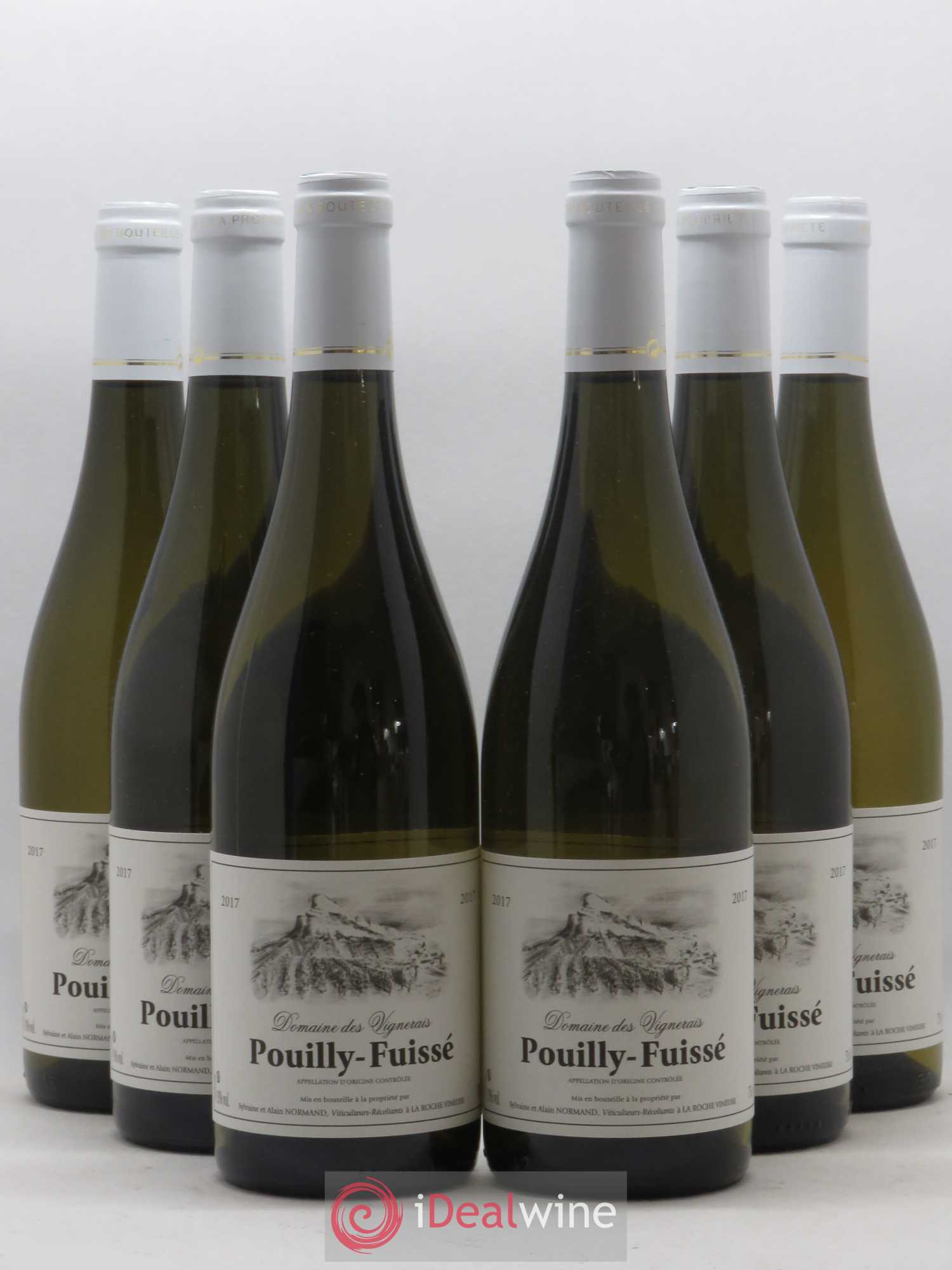 Pouilly-Fuissé Domaine des Vignerais 2017 - Lot de 6 bouteilles - 0