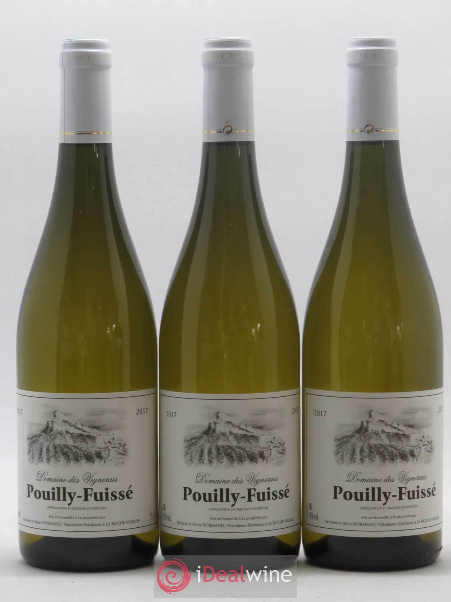 Pouilly-Fuissé Domaine des Vignerais 2017 - Lot de 3 bouteilles - 0