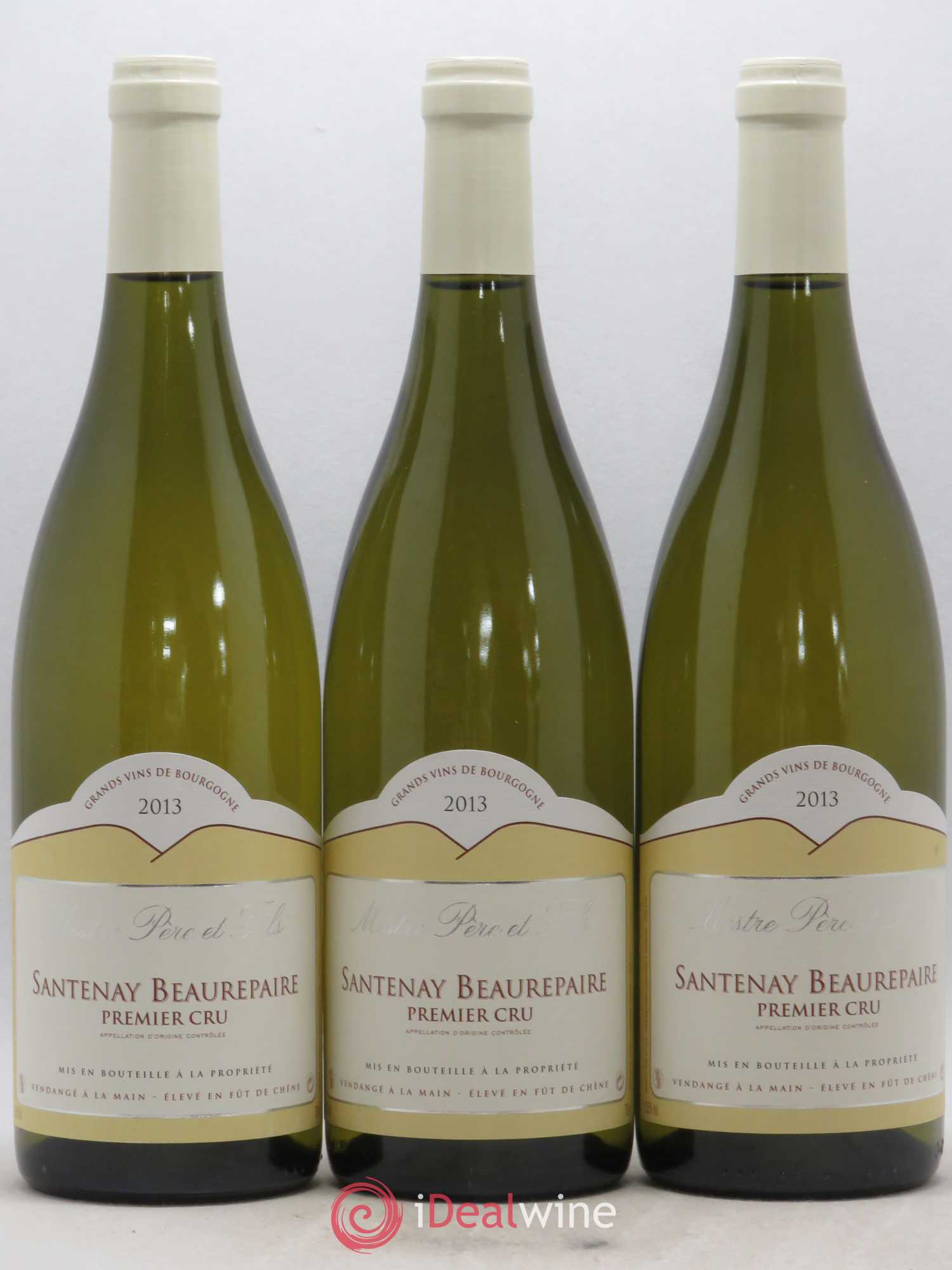 Santenay 1er Cru Beaurepaire Mestre 2013 - Posten von 6 Flaschen - 1
