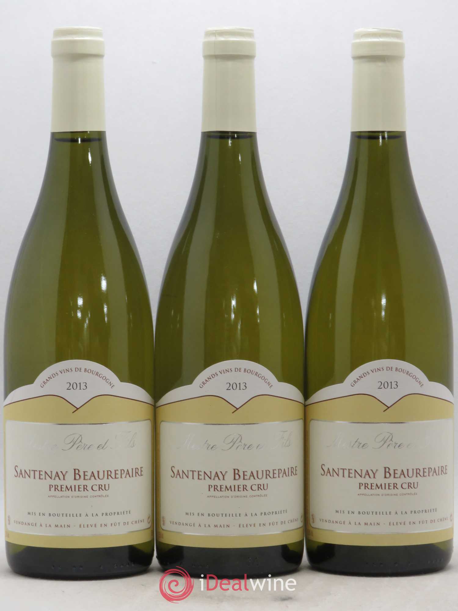 Santenay 1er Cru Beaurepaire Mestre 2013 - Posten von 6 Flaschen - 2