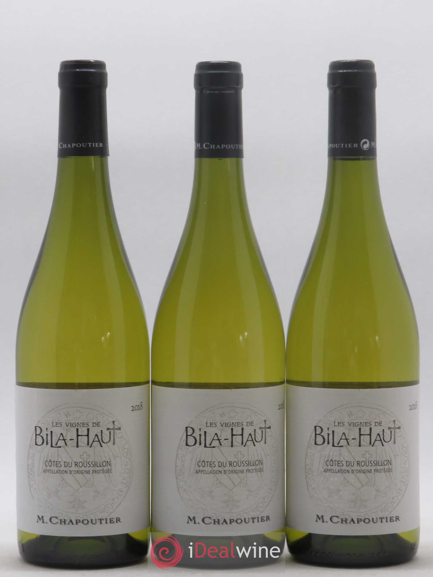 Côtes du Roussillon Bila Haut Chapoutier (sans prix de réserve) 2018 - Posten von 3 Flaschen - 0
