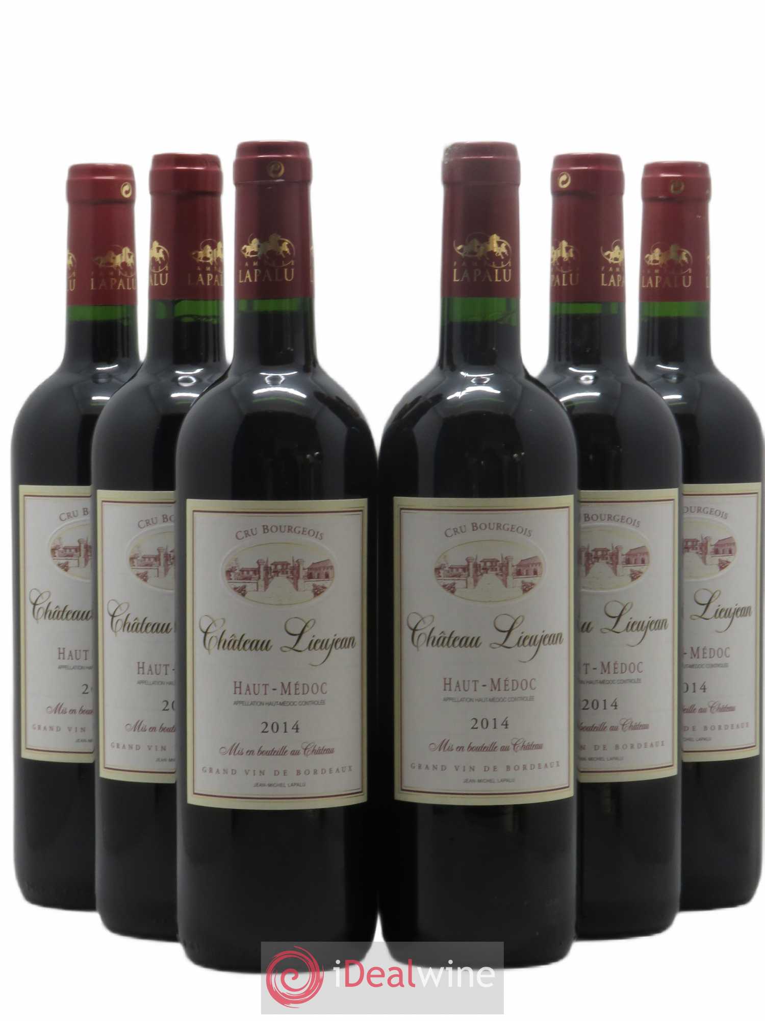 Haut Médoc Chateau Lieujan (sans prix de réserve) 2014 - Posten von 6 Flaschen - 0
