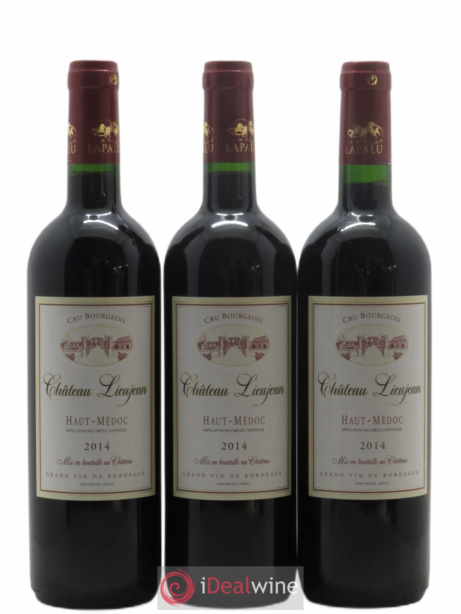 Haut Médoc Chateau Lieujan (sans prix de réserve) 2014 - Posten von 3 Flaschen - 0