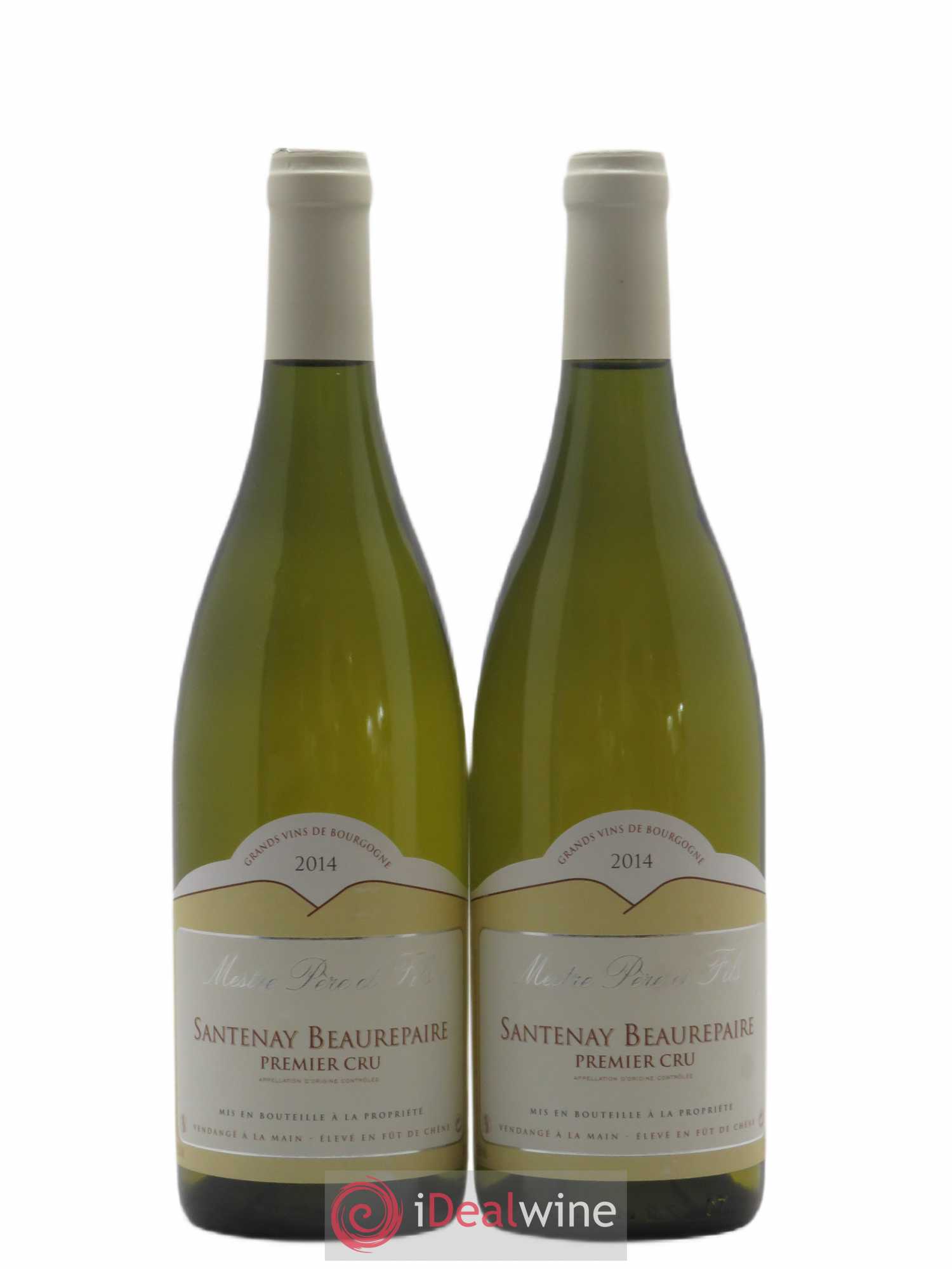 Santenay 1er Cru Beaurepaire Mestre 2014 - Posten von 2 Flaschen - 0