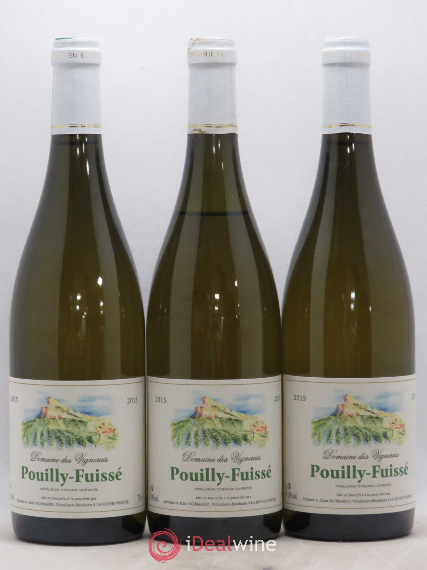Pouilly-Fuissé Domaine des Vignerais 2015 - Lot de 6 bouteilles - 1