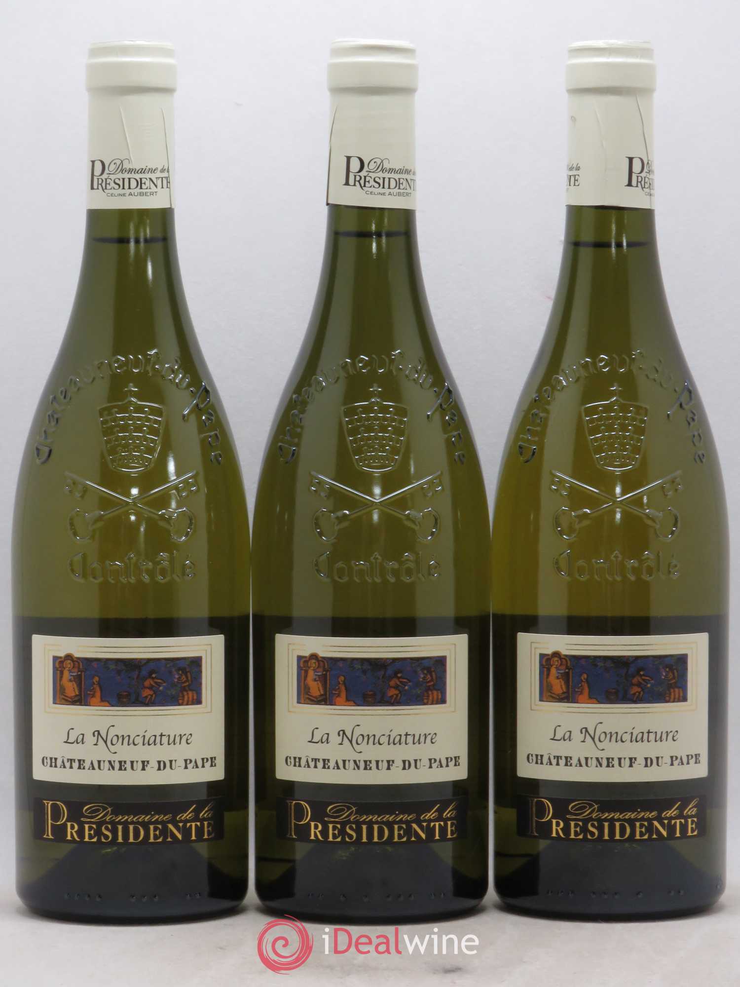 Châteauneuf-du-Pape La Nonciature Domaine de La Presidence 2017 - Posten von 3 Flaschen - 0