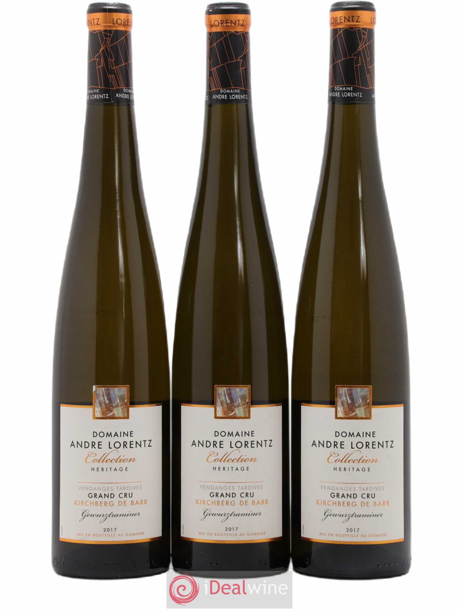Gewurztraminer André Lorentz Vendanges tardives Kirchberg de Barr 2017 - Posten von 3 Flaschen - 0