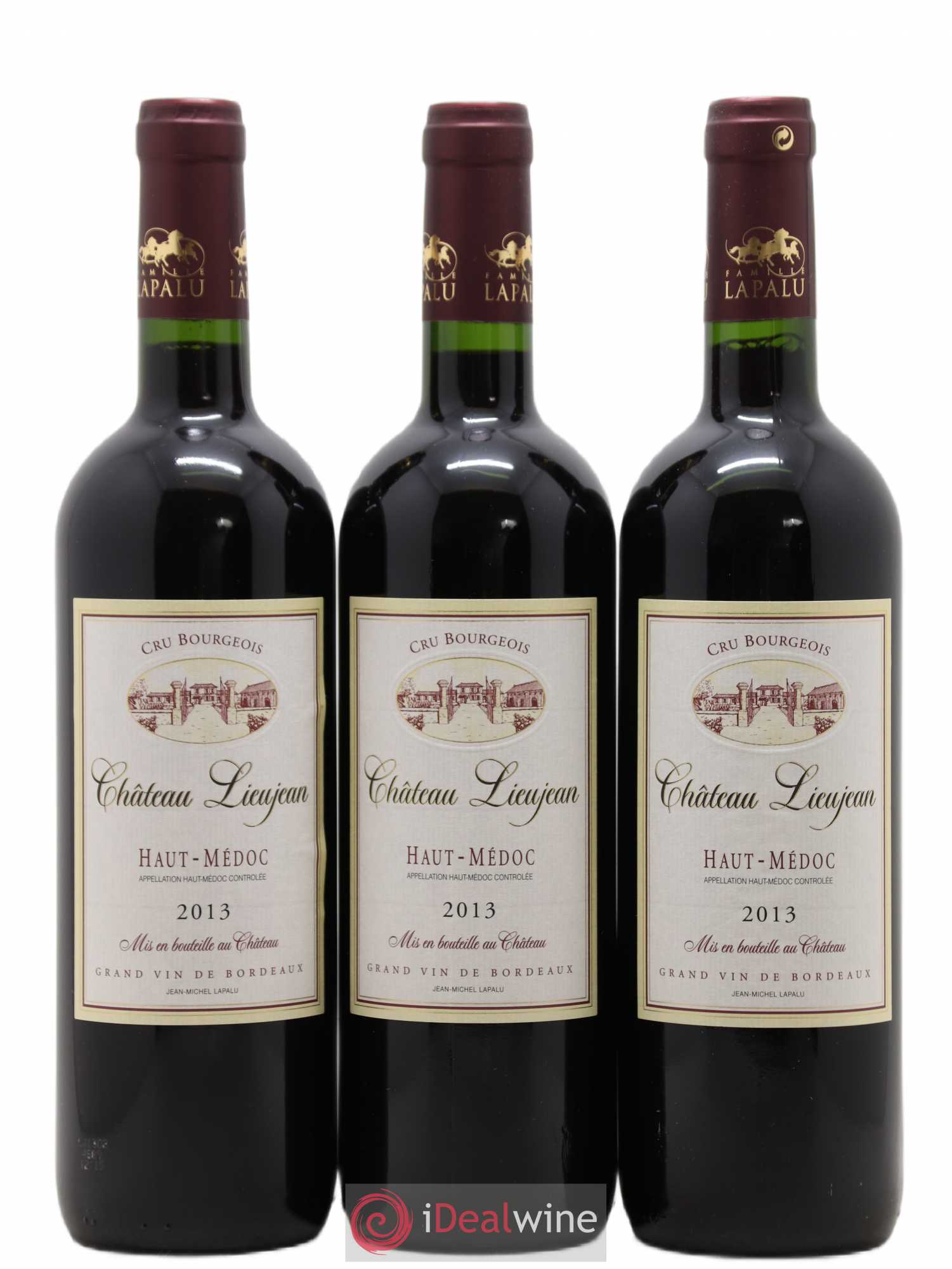 Château Lieujean 2013 - Lot de 3 bouteilles - 0