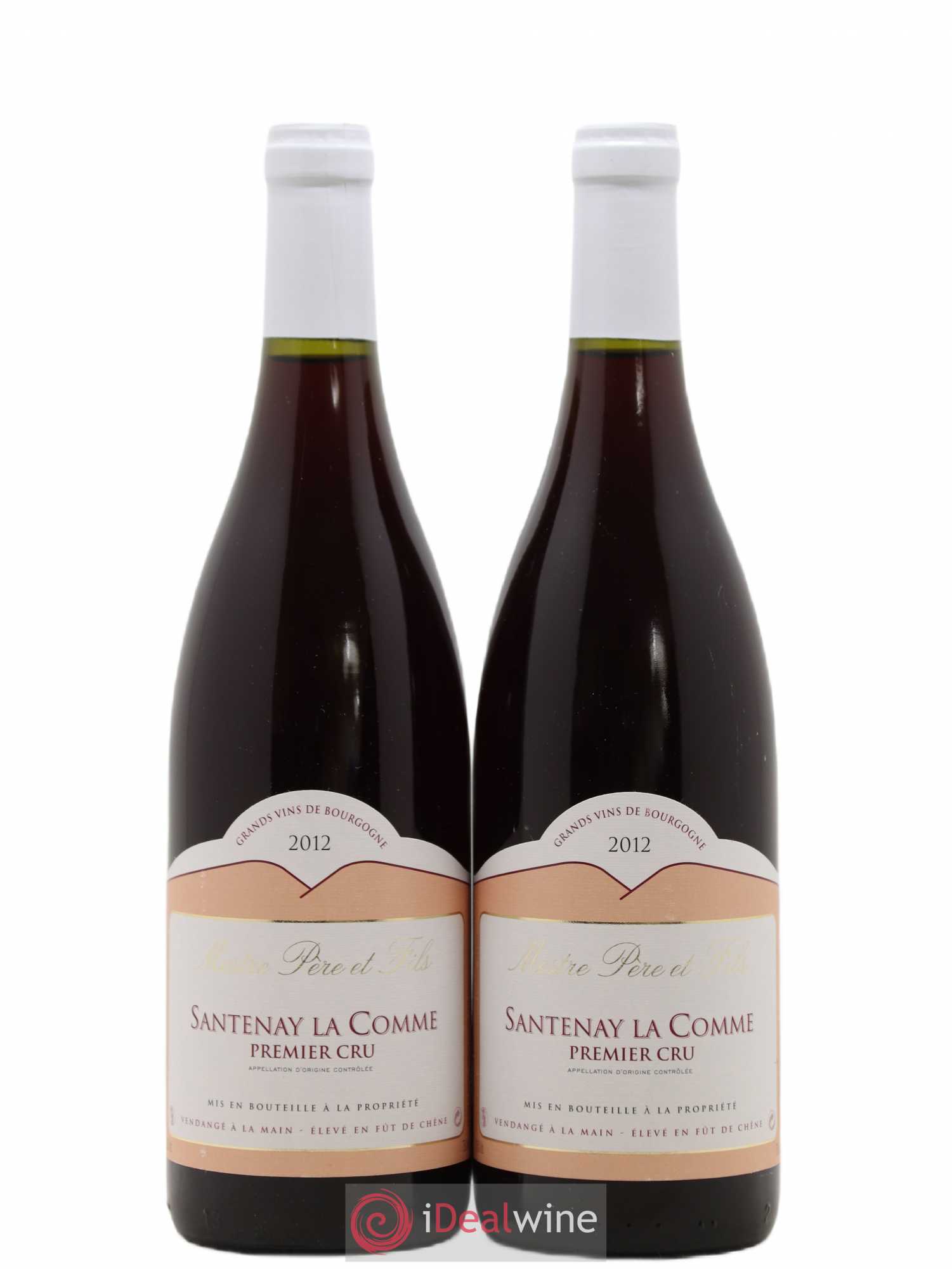 Santenay 1er Cru La Comme Mestre 2012 - Lot de 2 bouteilles - 0