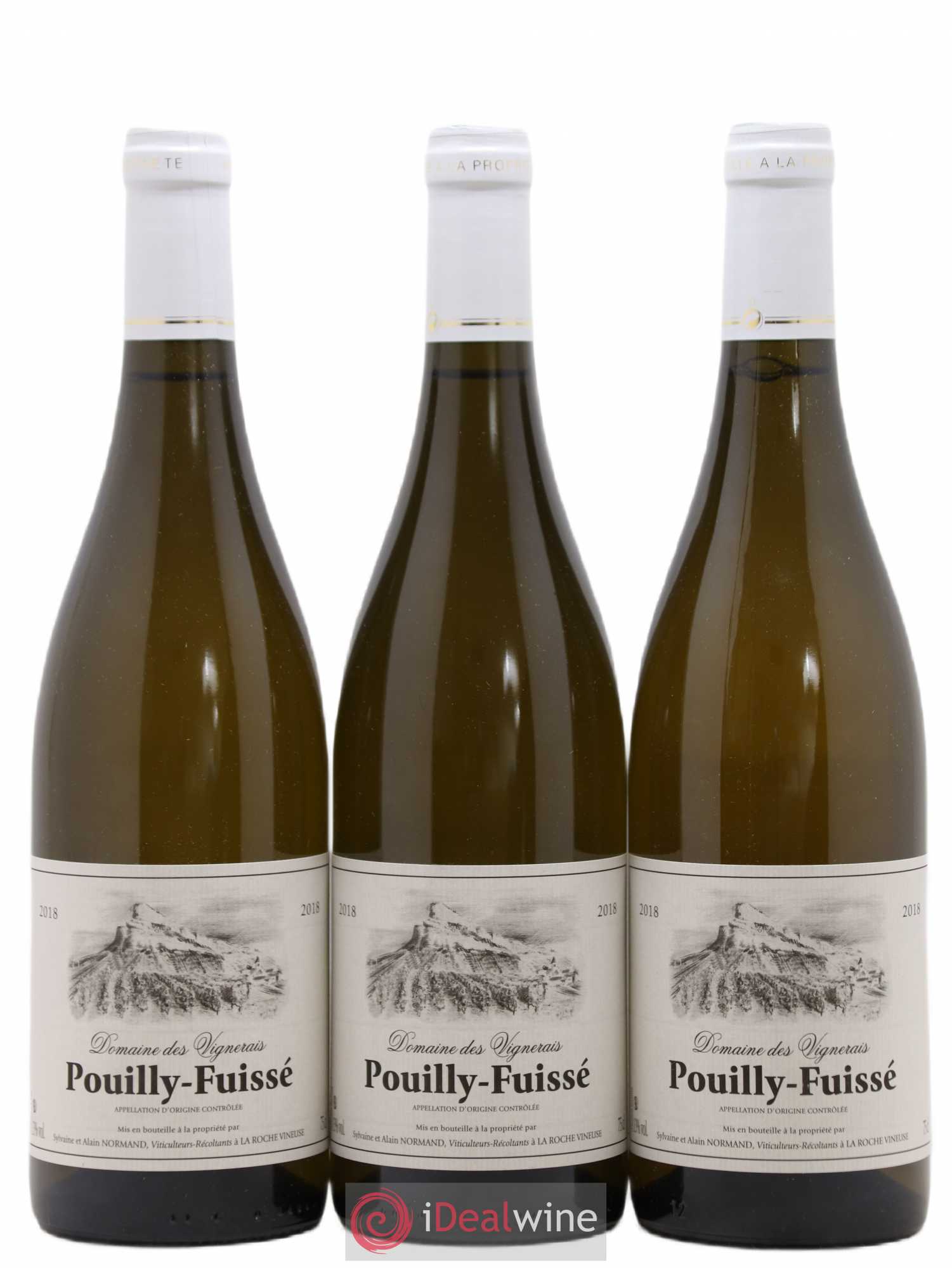 Pouilly-Fuissé Domaine des Vignerais 2018 - Lot de 3 bouteilles - 0