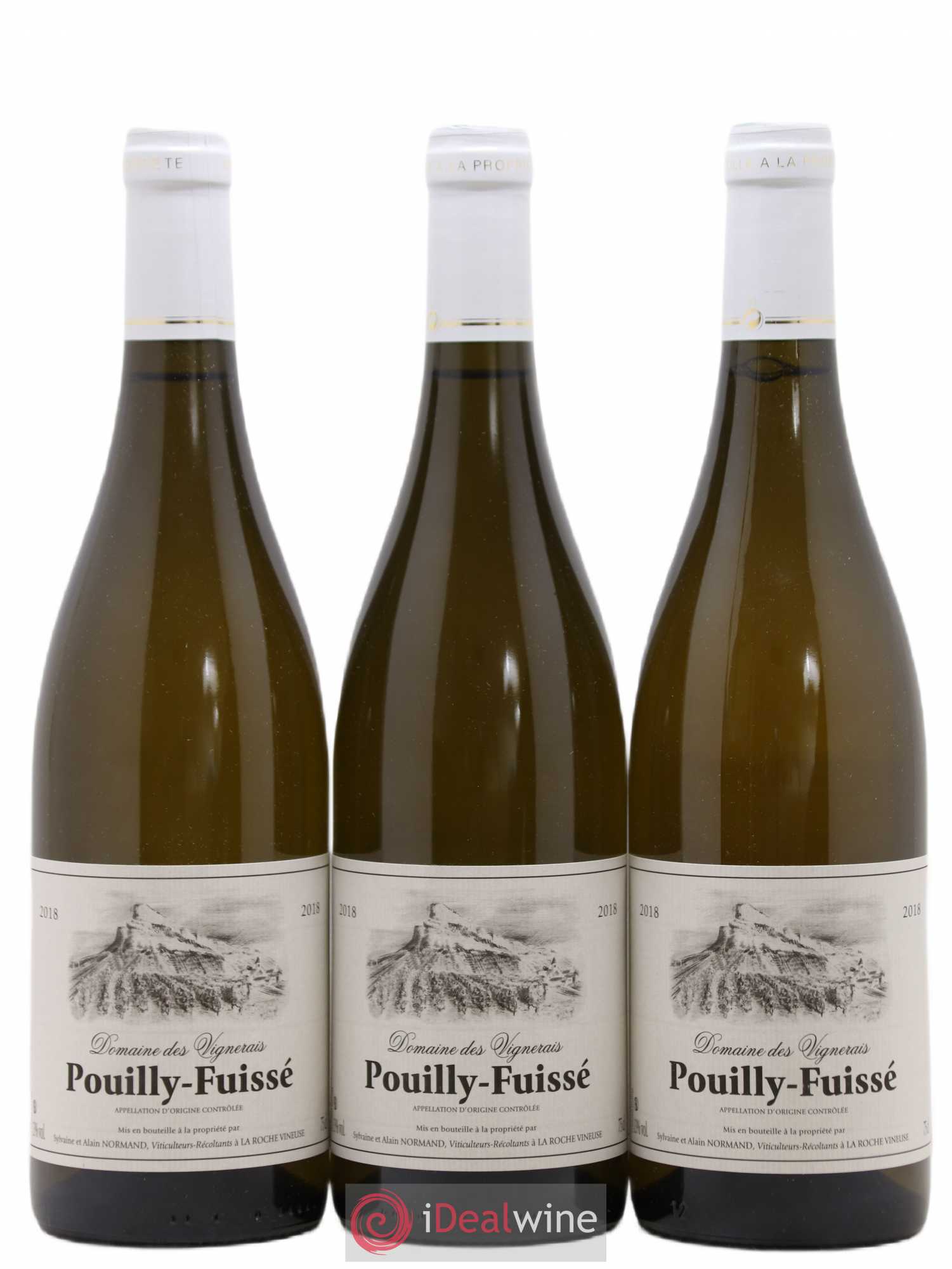 Pouilly-Fuissé Domaine des Vignerais 2018 - Lot de 3 bouteilles - 0
