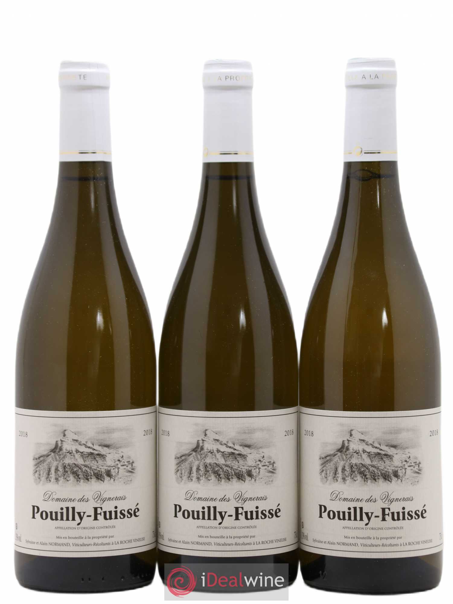 Pouilly-Fuissé Domaine des Vignerais 2018 - Lot de 6 bouteilles - 1