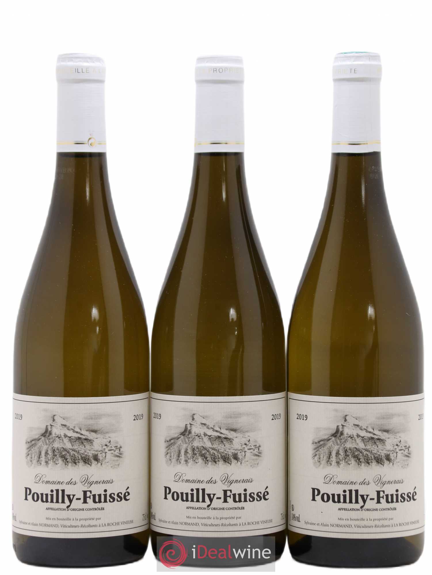 Pouilly-Fuissé Domaine des Vignerais 2019 - Lot de 3 bouteilles - 0