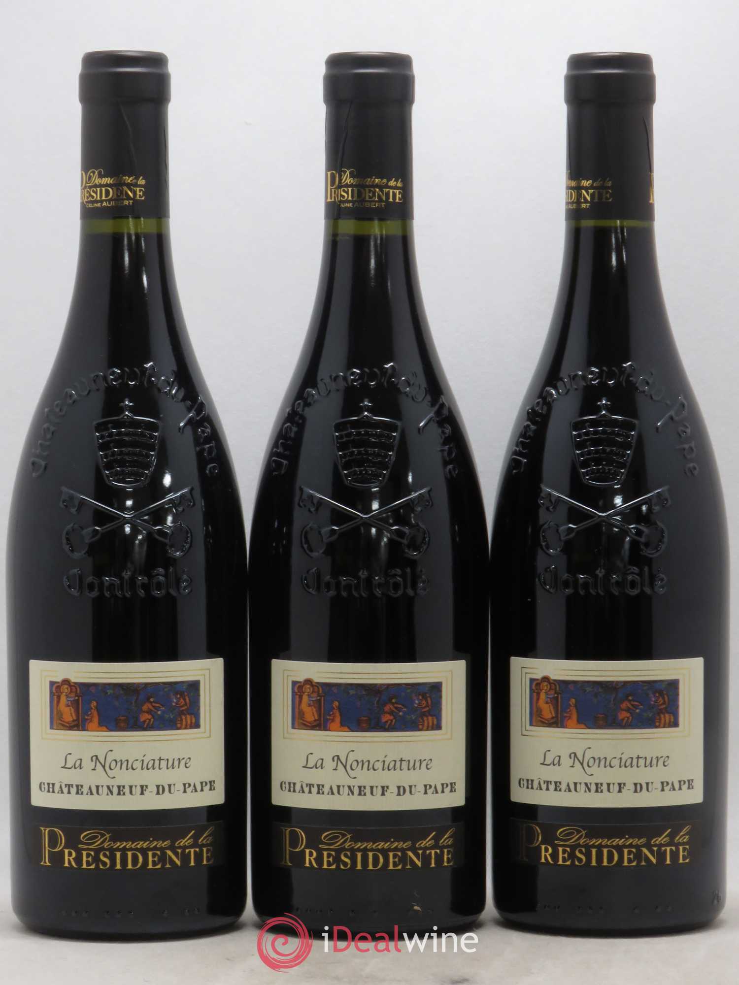 Châteauneuf-du-Pape La Nonciature Domaine de La Presidence 2015 - Lot de 6 bouteilles - 3