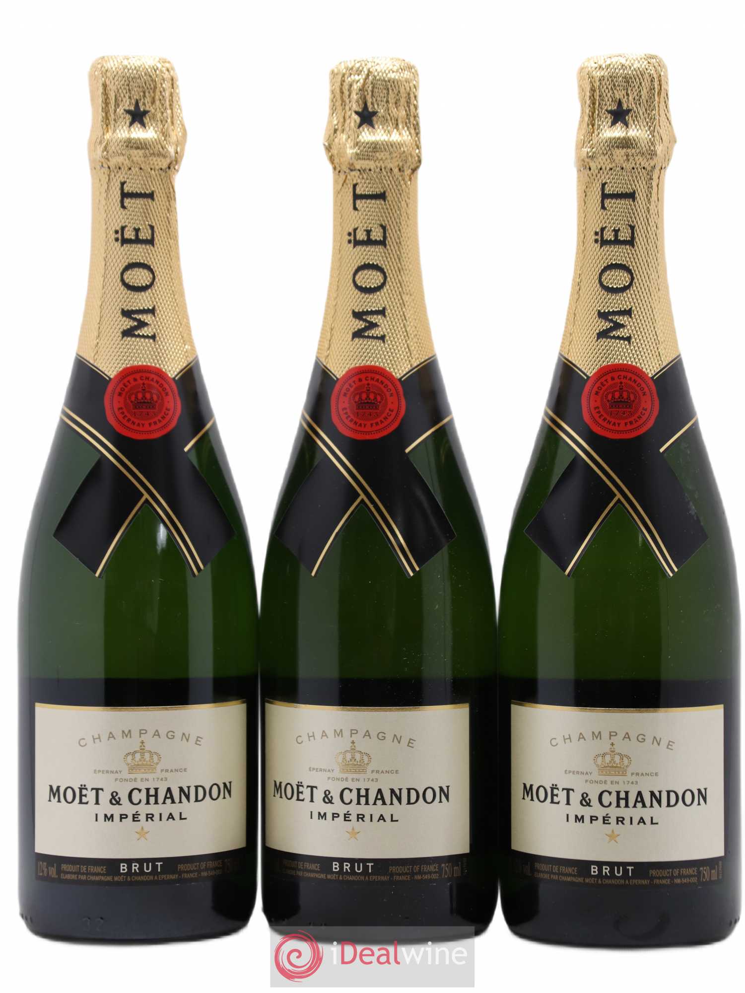 Impérial Brut Moët et Chandon - Lot de 3 bouteilles - 0