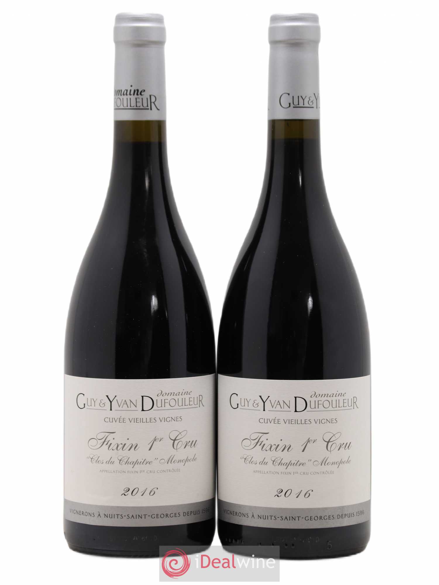 Fixin 1er Cru Clos Du Chapitre Dufouleur 2016 - Posten von 2 Flaschen - 0