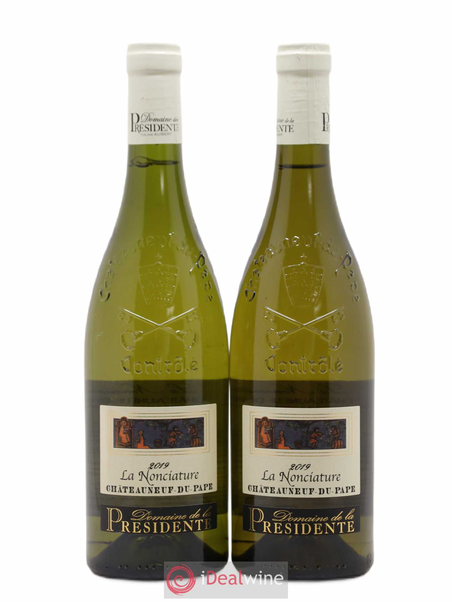 Châteauneuf-du-Pape La Nonciature Domaine de la Présidente 2019 - Posten von 2 Flaschen - 0