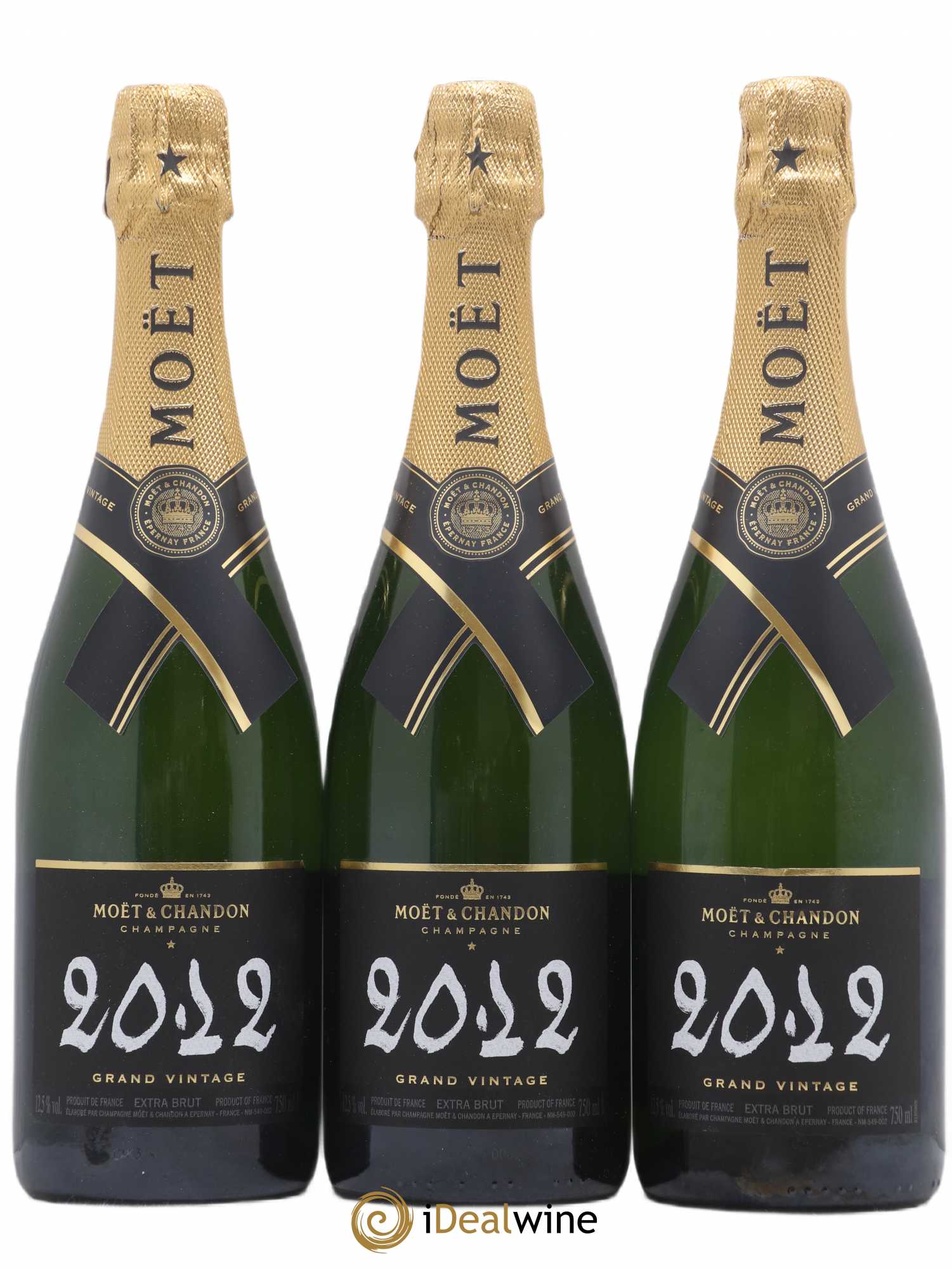 Grand Vintage Moët et Chandon 2012 - Lot de 3 bouteilles - 0