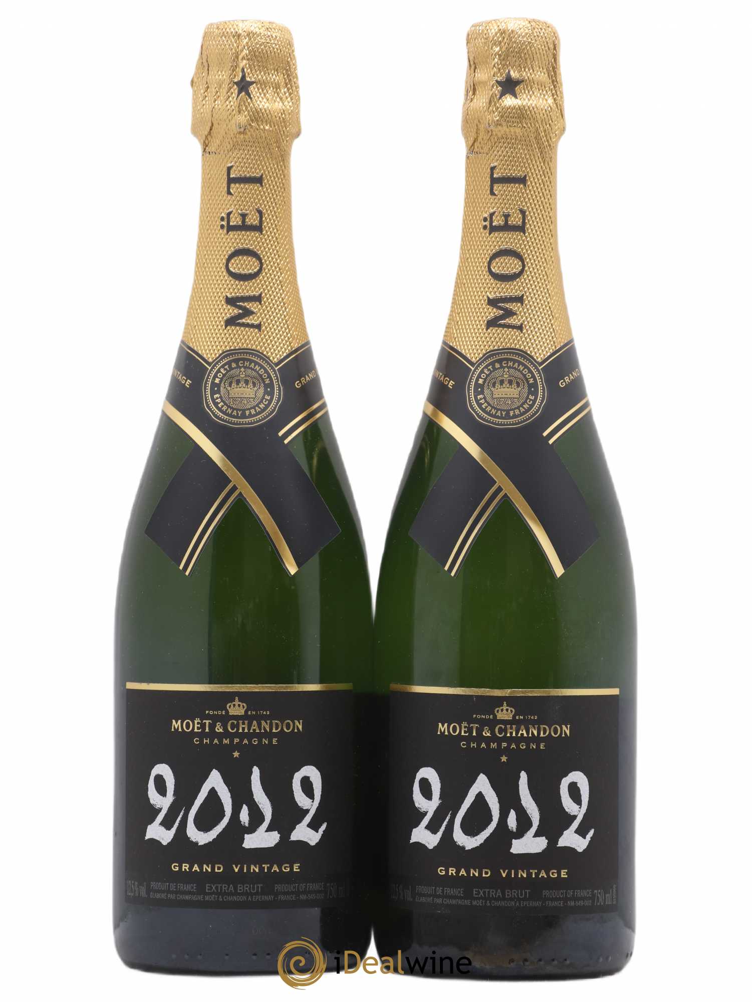 Grand Vintage Moët et Chandon 2012 - Lot de 2 bouteilles - 0