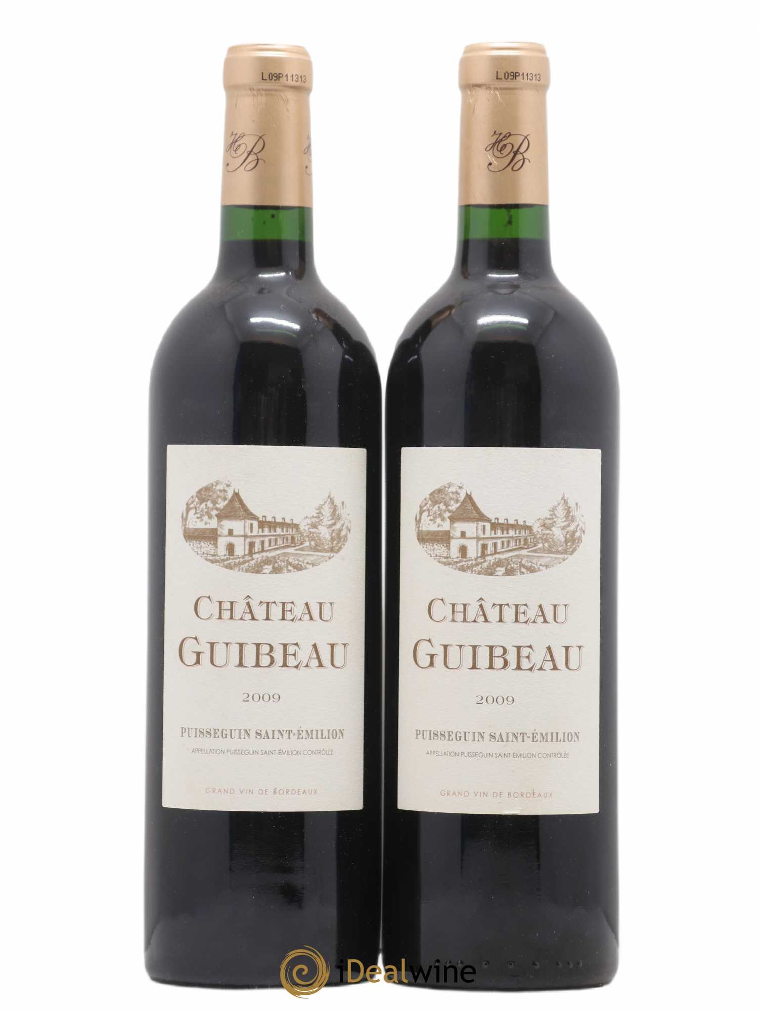 Puisseguin Saint-Émilion Château Guibeau 2009 - Lot de 2 bouteilles - 0