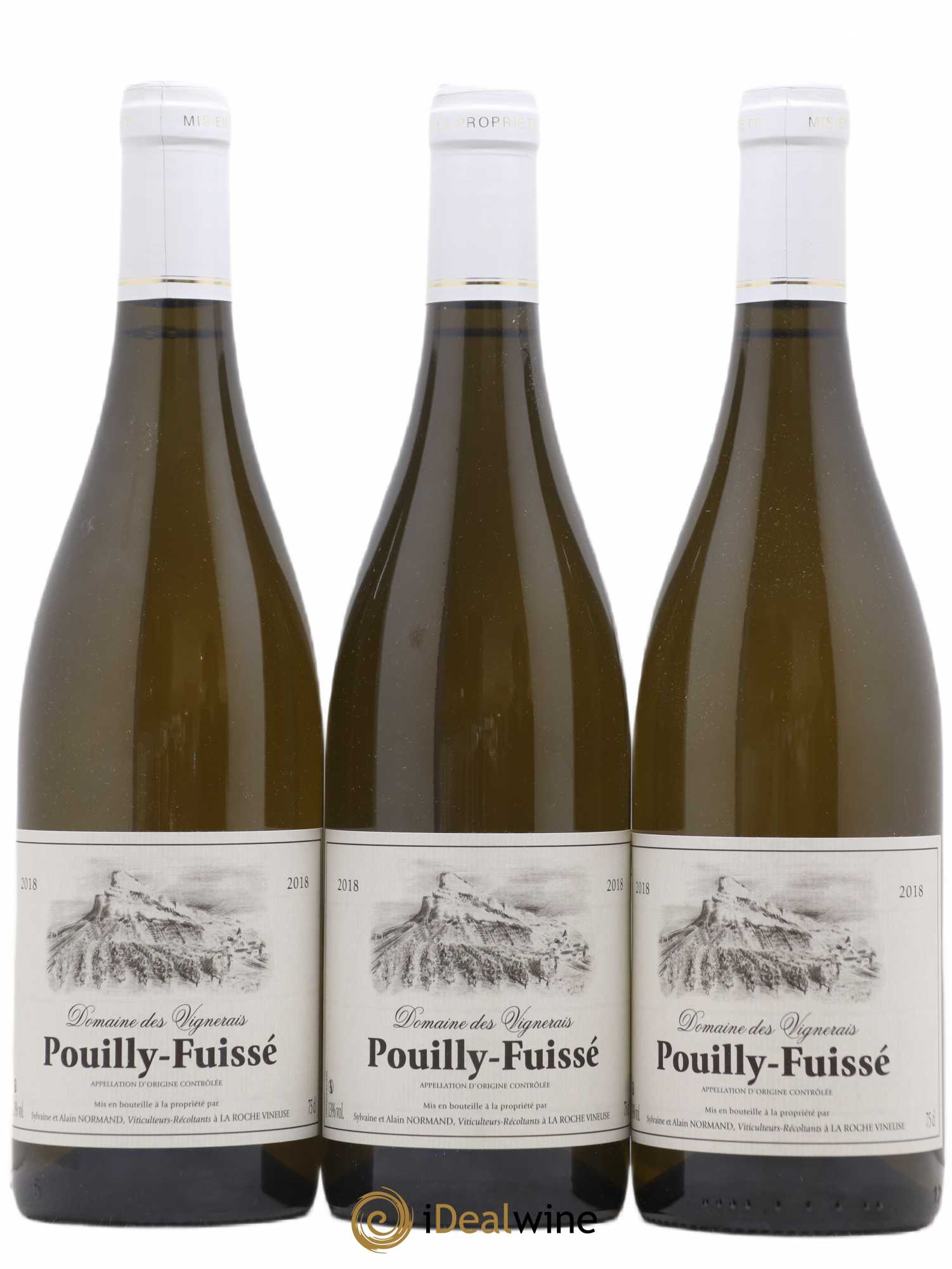 Pouilly-Fuissé Domaine Des Vignerais 2018 - Lot de 3 bouteilles - 0