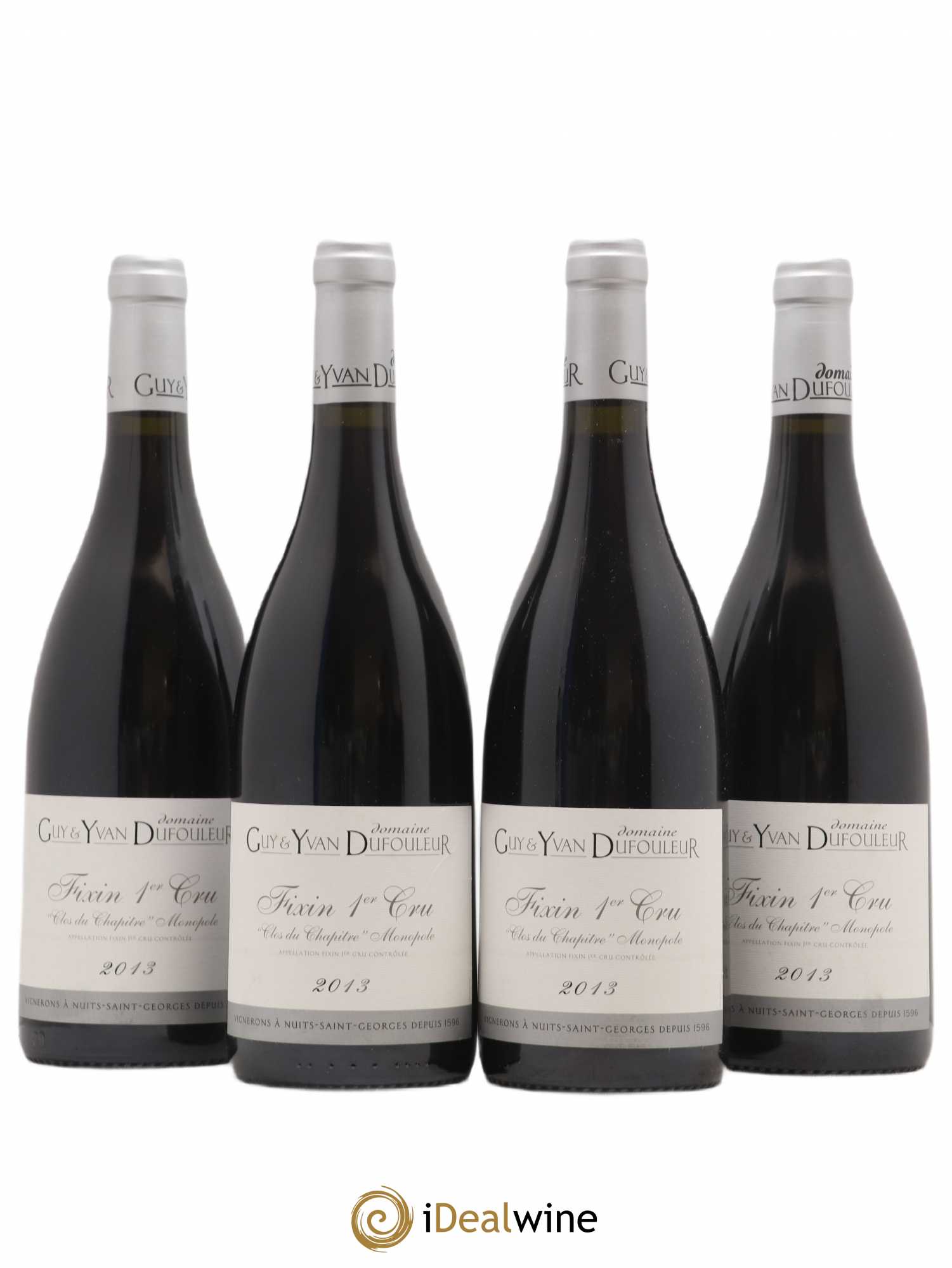 Fixin 1er Cru Clos Du Chapitre Domaine Guy et Yvan Dufouleur 2013 - Posten von 4 Flaschen - 0