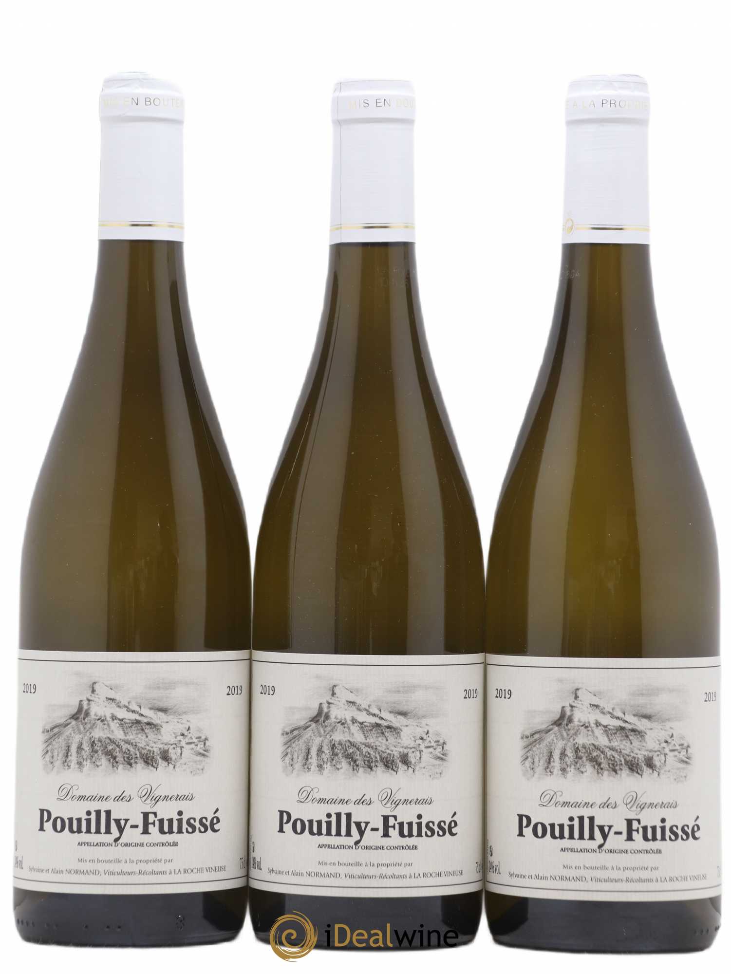 Pouilly-Fuissé Domaine Des Vignerais 2019 - Lot de 3 bouteilles - 0
