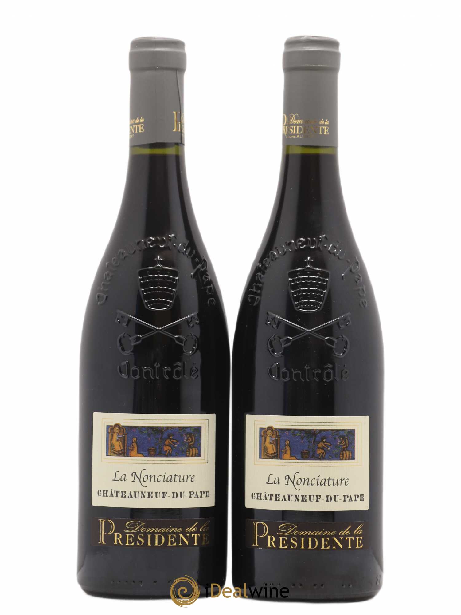 Châteauneuf-du-Pape La Nonciature Domaine de la Présidente 2016 - Posten von 2 Flaschen - 0