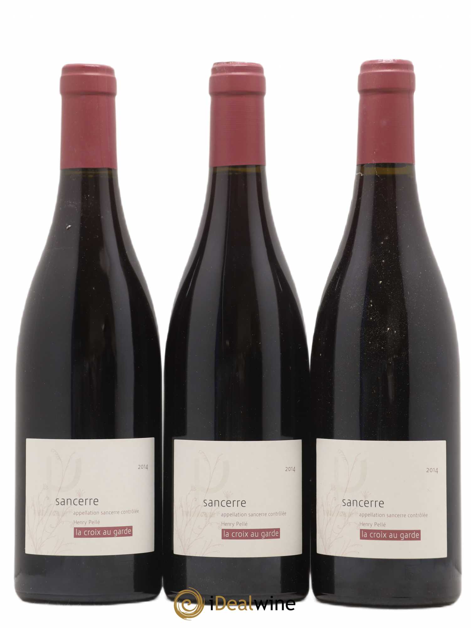 Sancerre La Croix Au Garde Domaine Henry Pellé 2014 - Posten von 3 Flaschen - 0