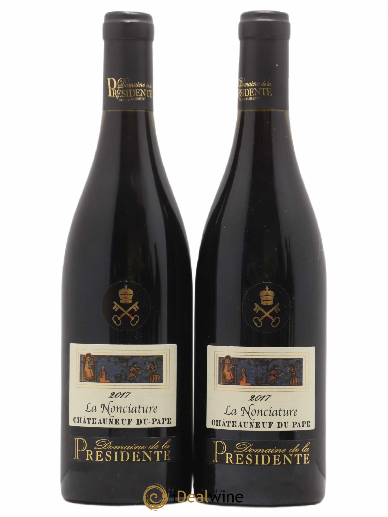 Châteauneuf-du-Pape La Nonciature Domaine de la Présidente 2017 - Posten von 2 Flaschen - 0