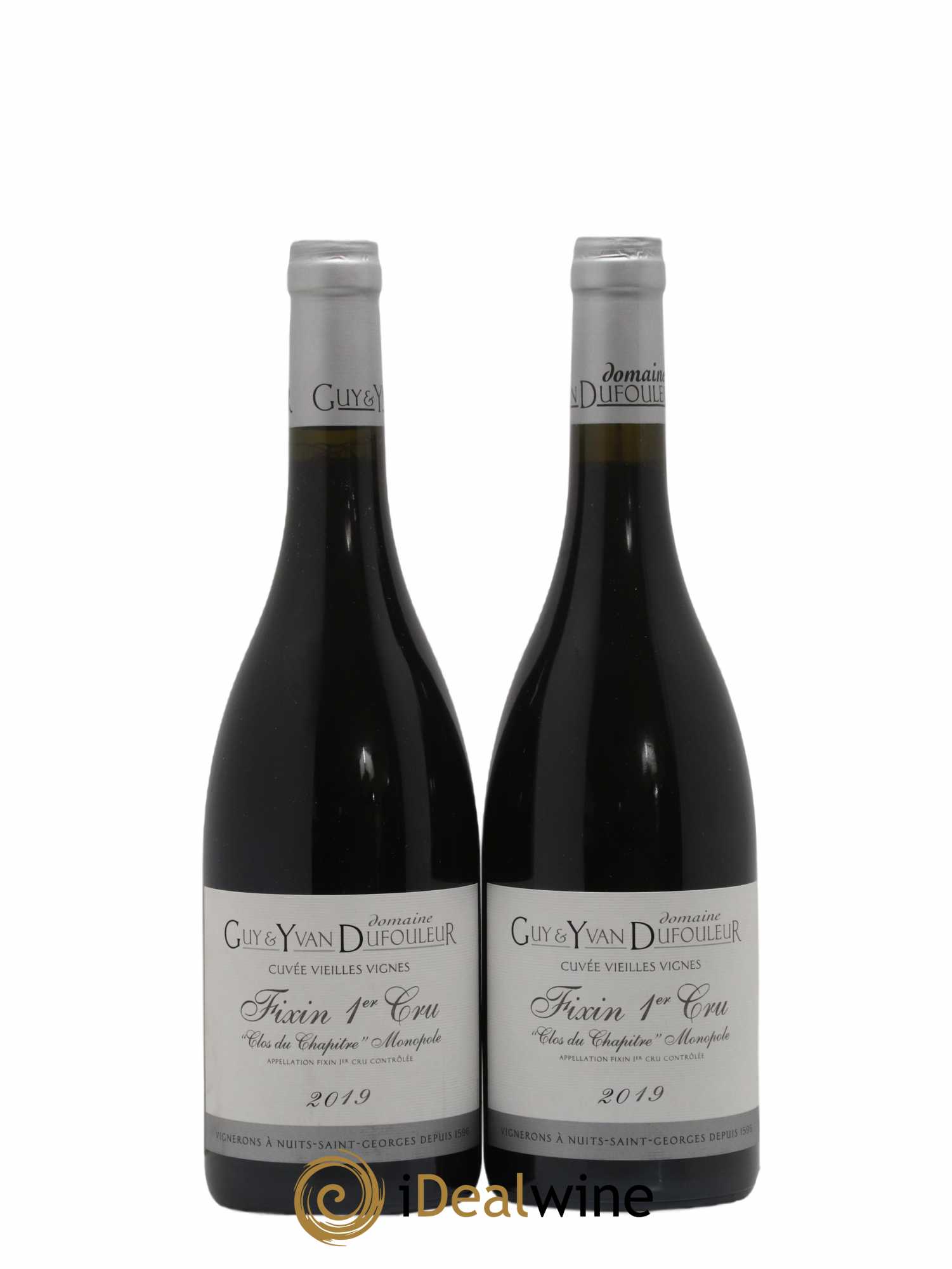 Fixin 1er Cru Clos Du Chapitre Dufouleur 2019 - Posten von 2 Flaschen - 0