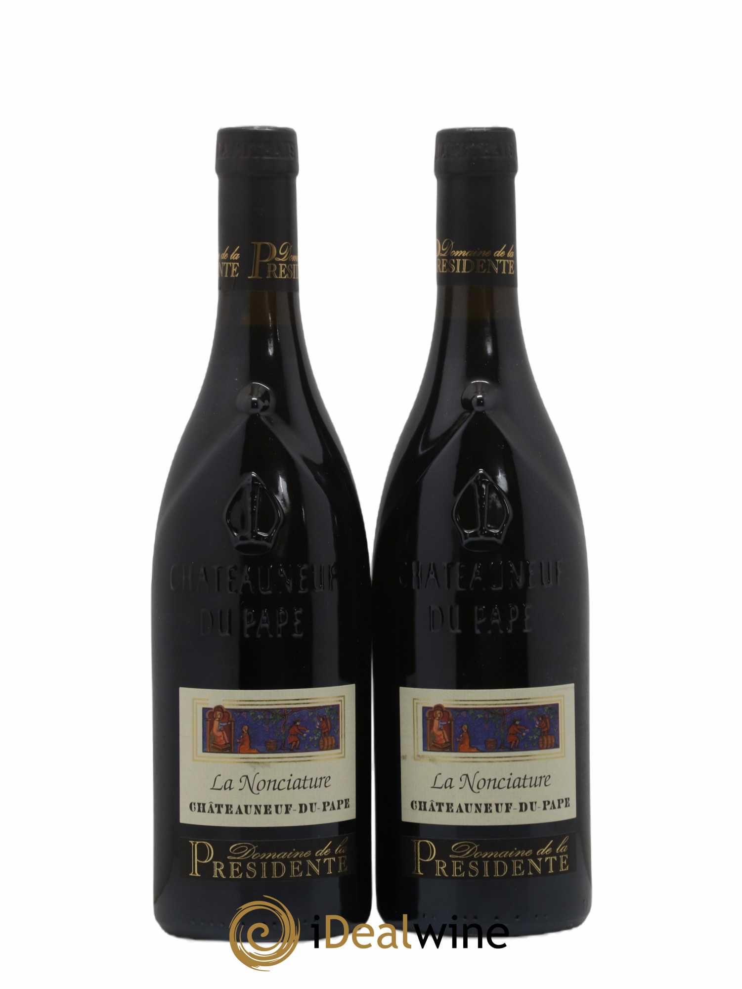 Châteauneuf-du-Pape La Nonciature Domaine de la Présidente 2005 - Posten von 2 Flaschen - 0
