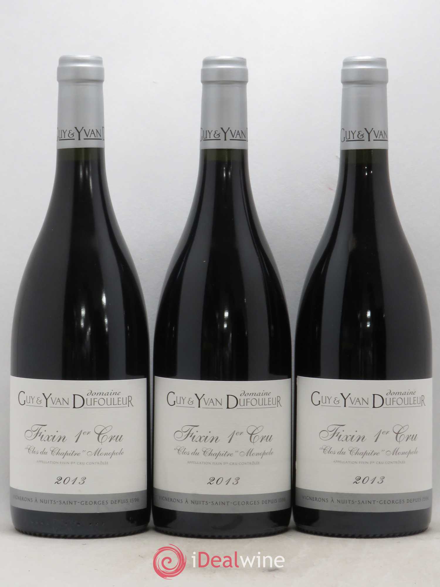 Fixin 1er Cru Clos du Chapitre Guy et Yvan Dufouleur 2013 - Lot de 6 bouteilles - 1