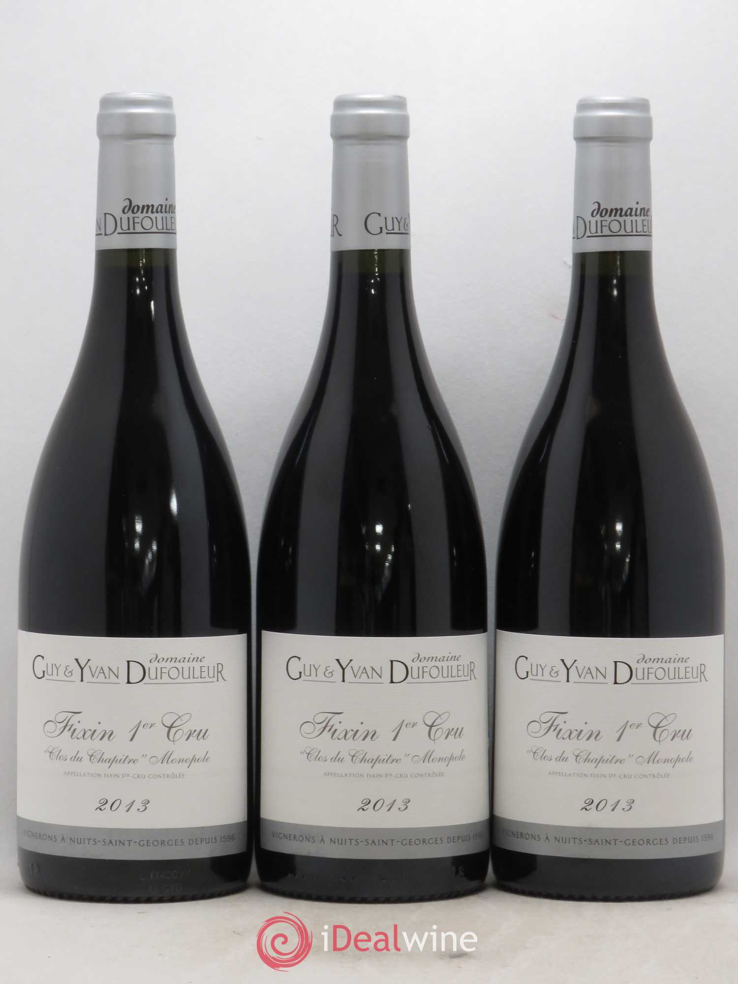 Fixin 1er Cru Clos du Chapitre Guy et Yvan Dufouleur 2013 - Lot de 6 bouteilles - 2